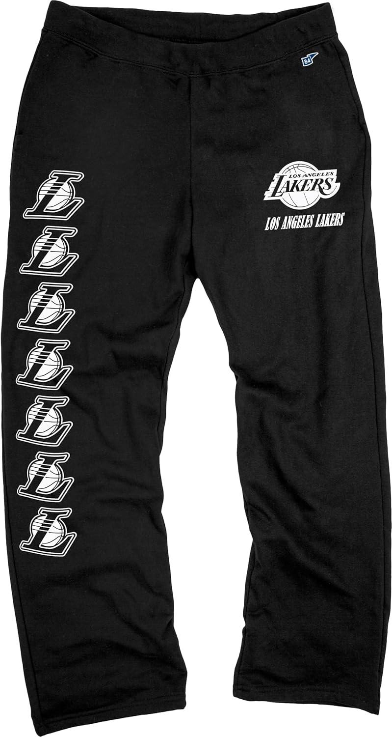 imageBlue 84 Mens NBA Officially Licensed Sweatpants Iconic BlackBlack