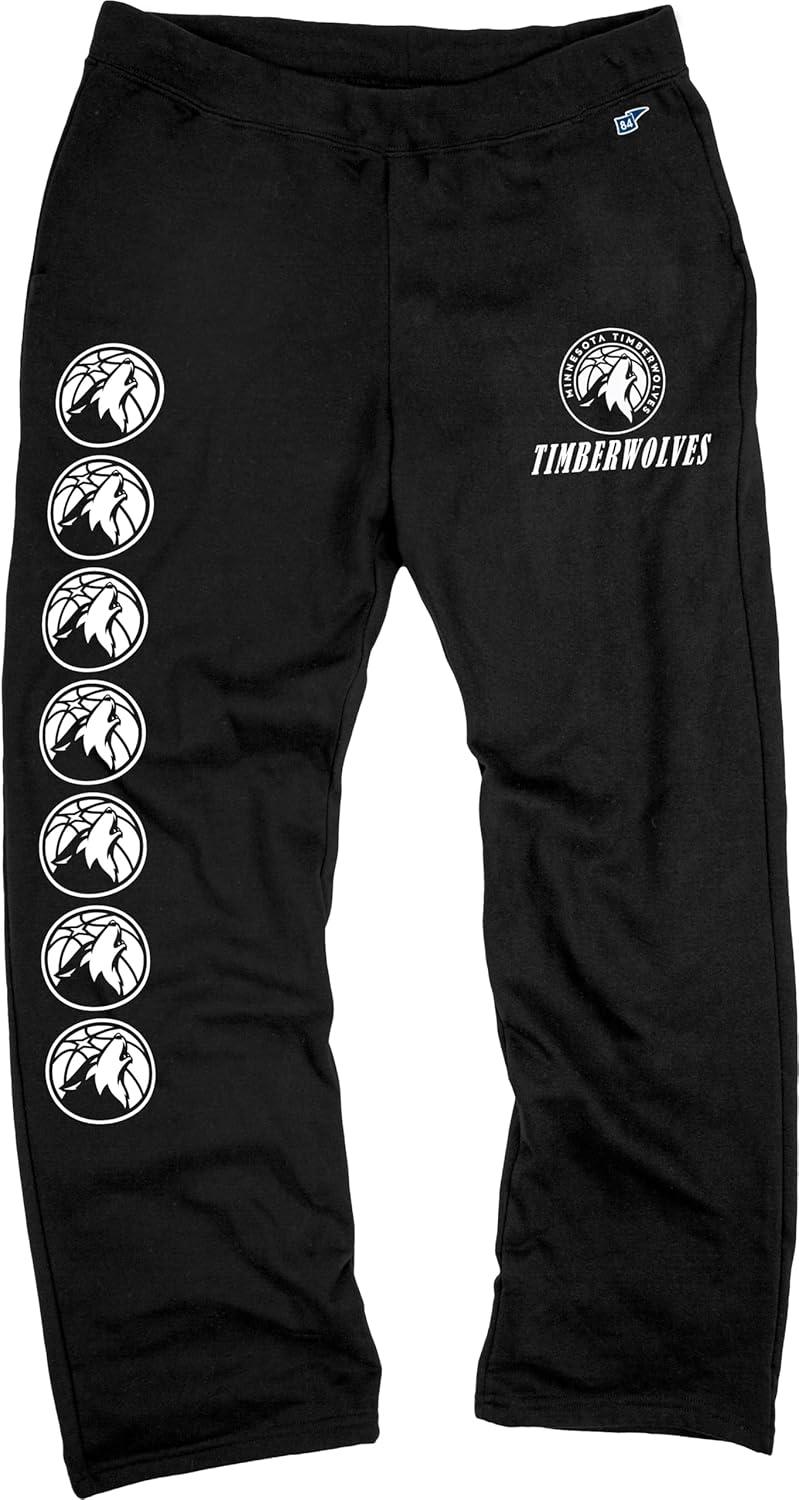 imageBlue 84 Mens NBA Officially Licensed Sweatpants Iconic BlackBlack