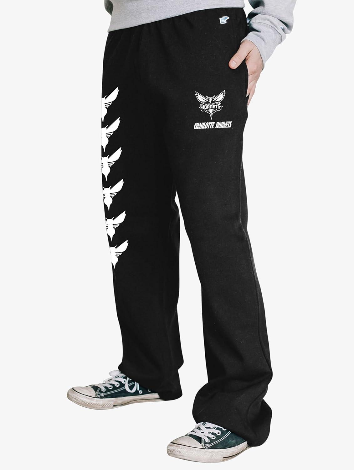 imageBlue 84 Mens NBA Officially Licensed Sweatpants Iconic BlackBlack