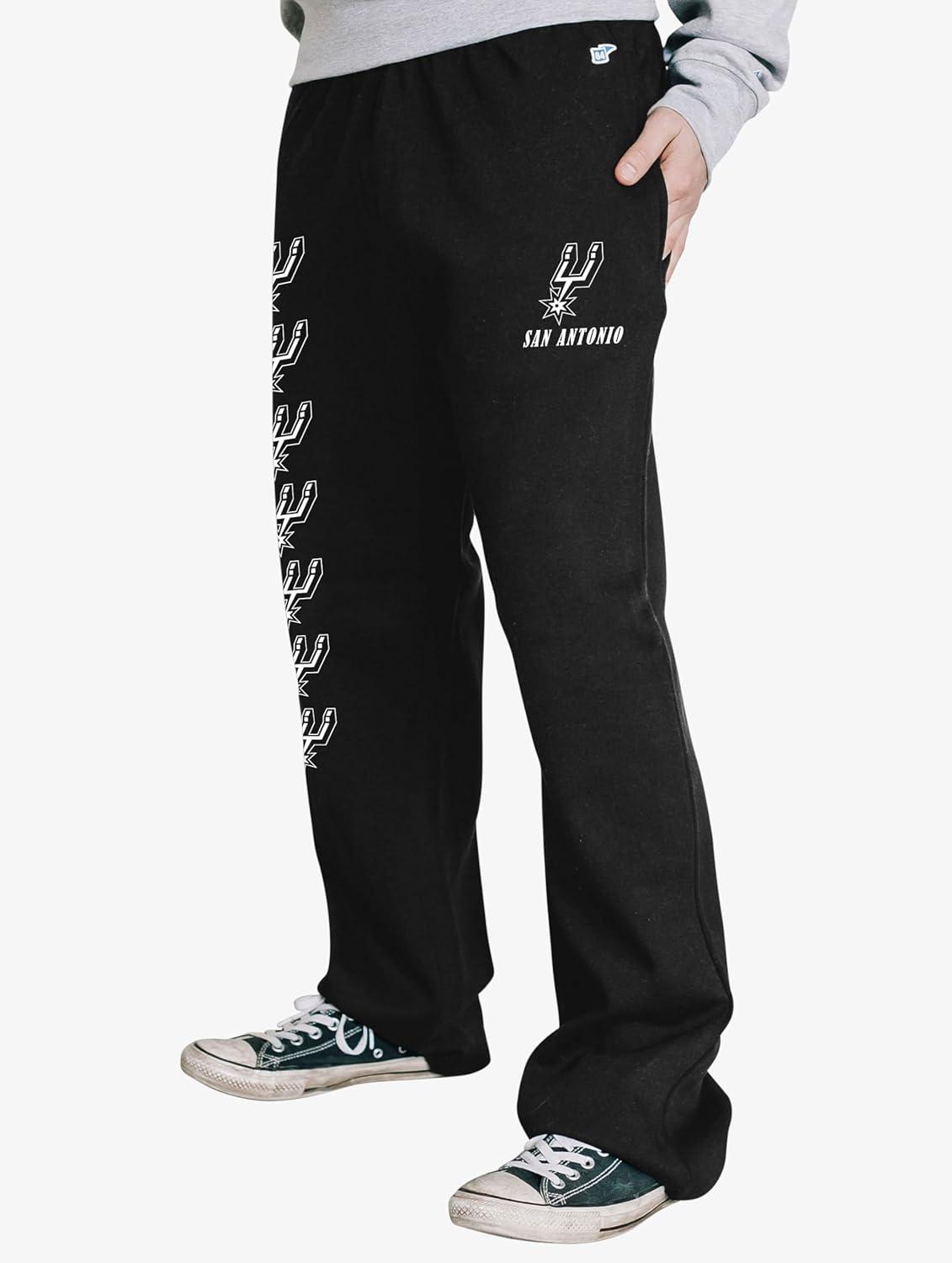 imageBlue 84 Mens NBA Officially Licensed Sweatpants Iconic BlackBlack