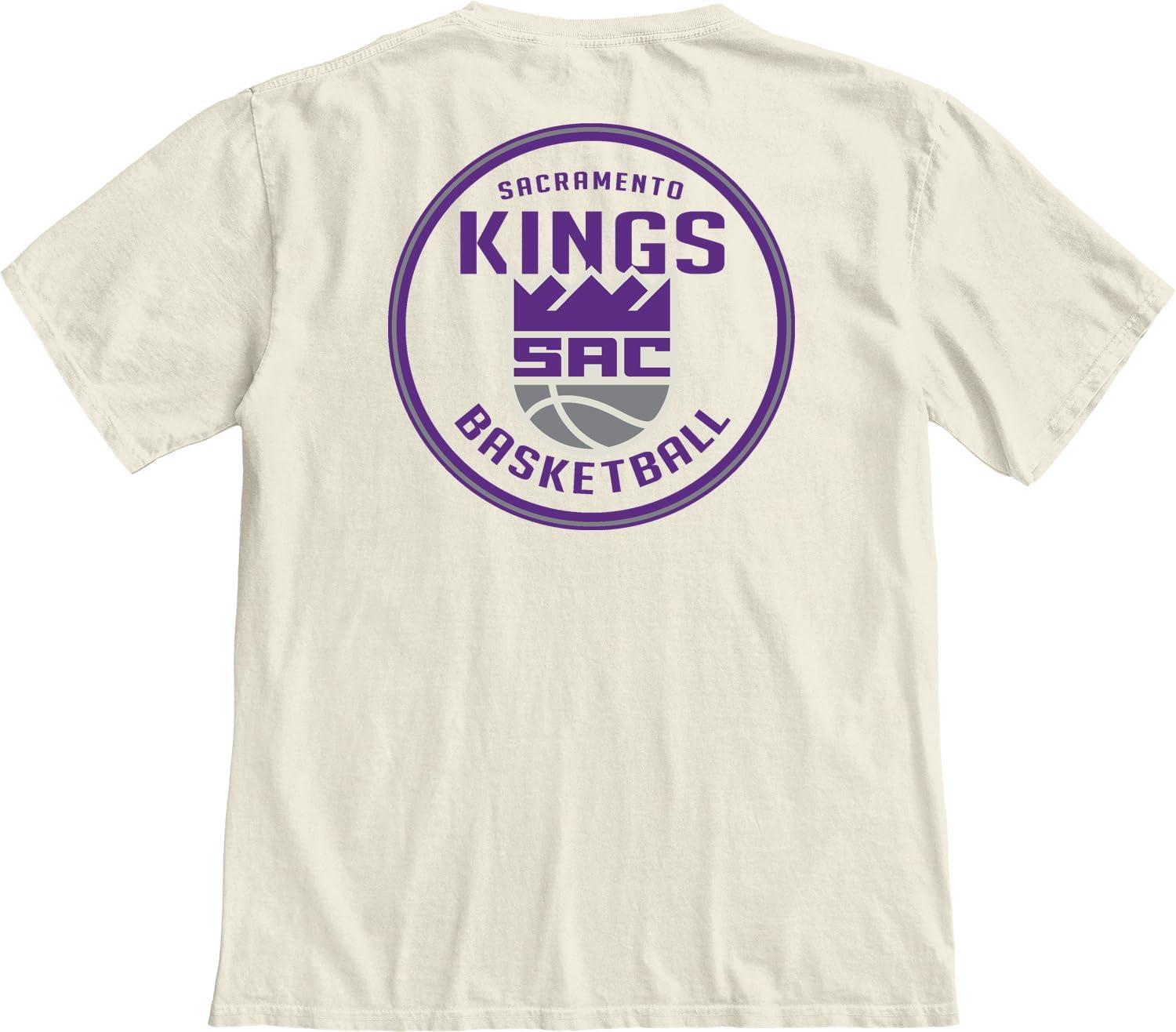 imageBlue 84 NBA UnisexAdult NBA Officially Licensed TShirt Ringspun FrontBack IvoryIvory