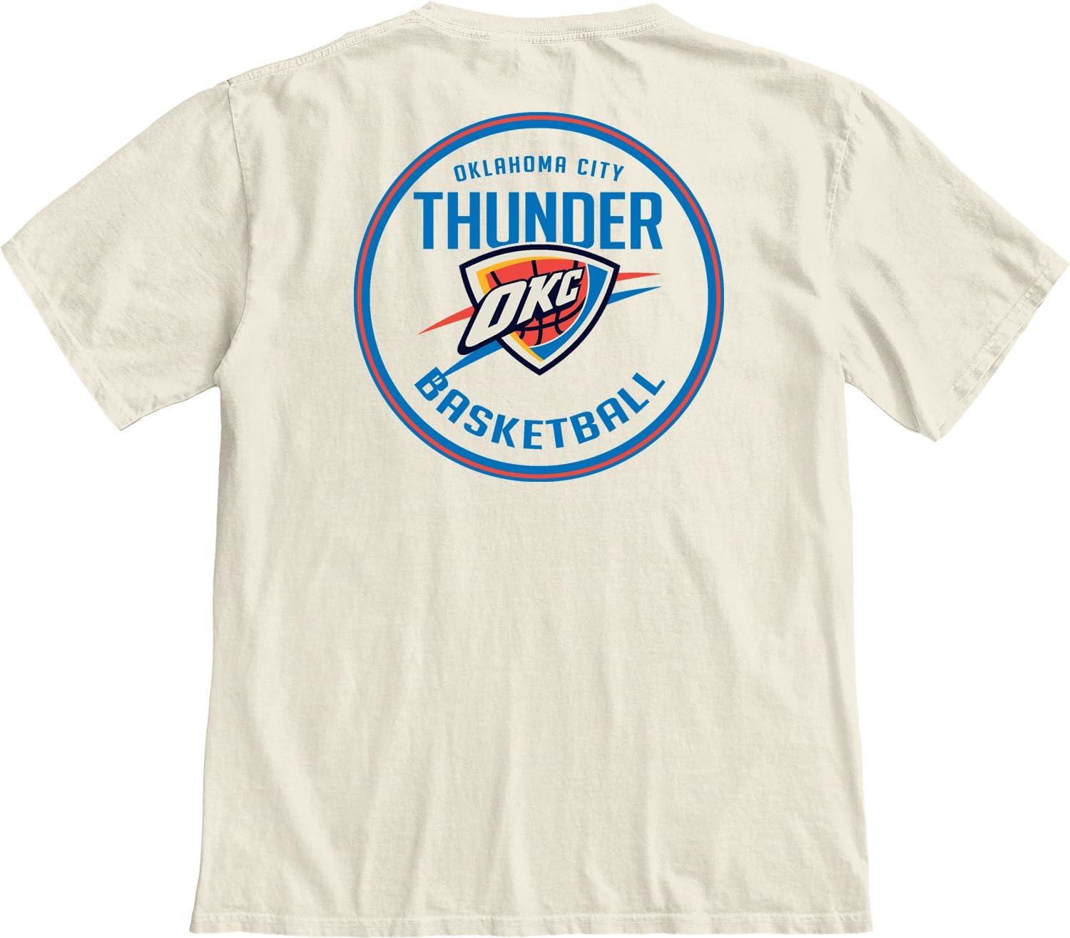 imageBlue 84 NBA UnisexAdult NBA Officially Licensed TShirt Ringspun FrontBack IvoryIvory