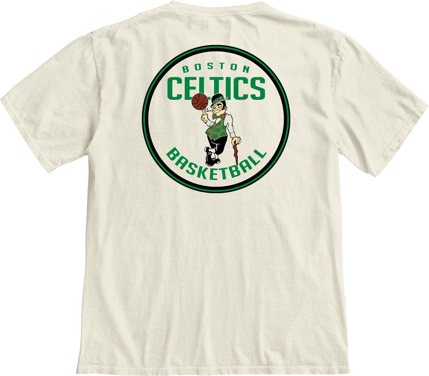 imageBlue 84 NBA UnisexAdult NBA Officially Licensed TShirt Ringspun FrontBack IvoryIvory