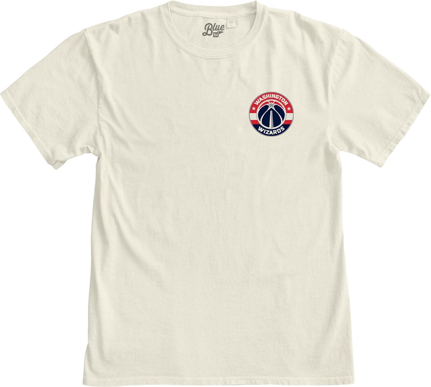 imageBlue 84 NBA UnisexAdult NBA Officially Licensed TShirt Ringspun FrontBack IvoryIvory