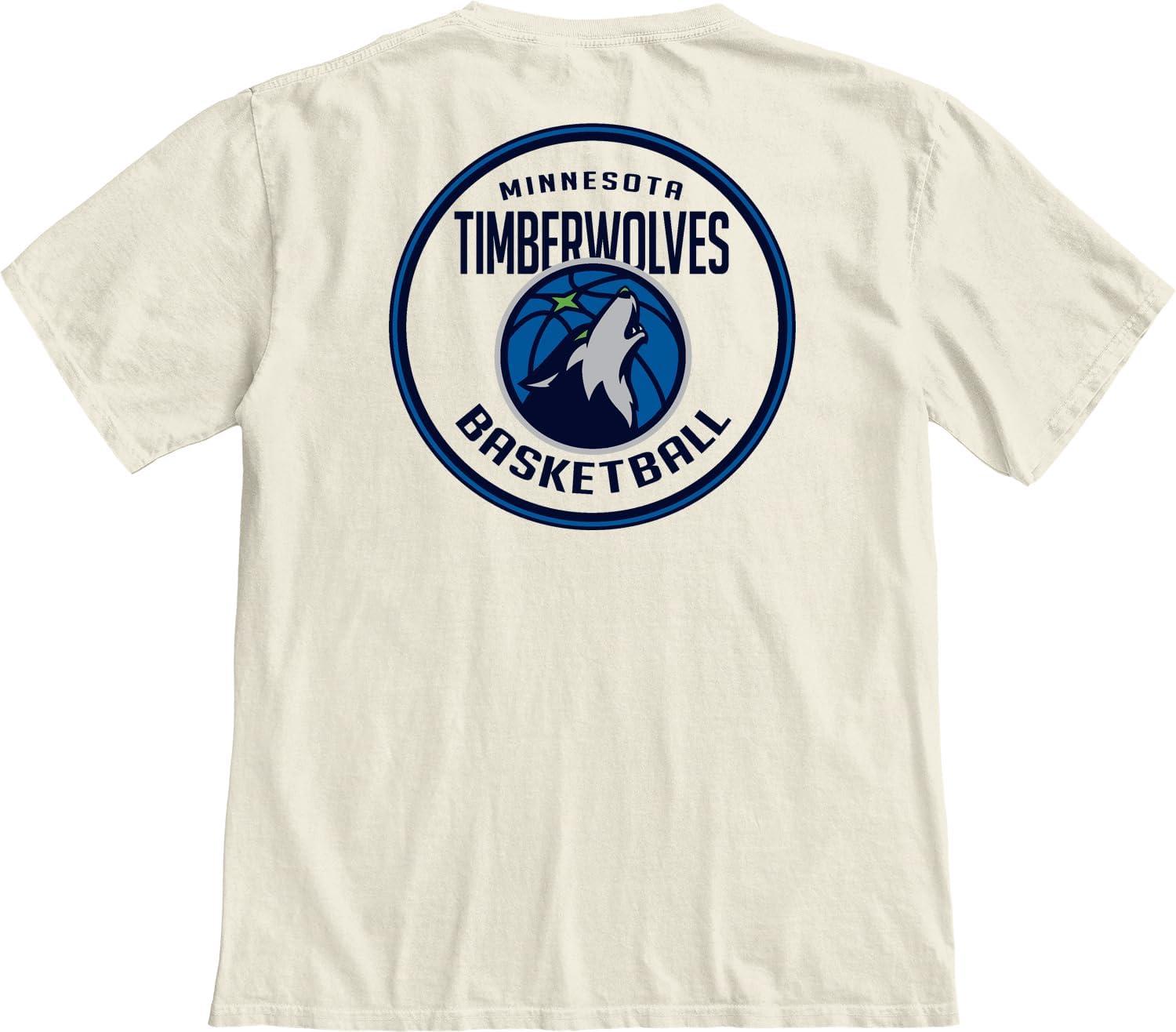 imageBlue 84 NBA UnisexAdult NBA Officially Licensed TShirt Ringspun FrontBack IvoryIvory