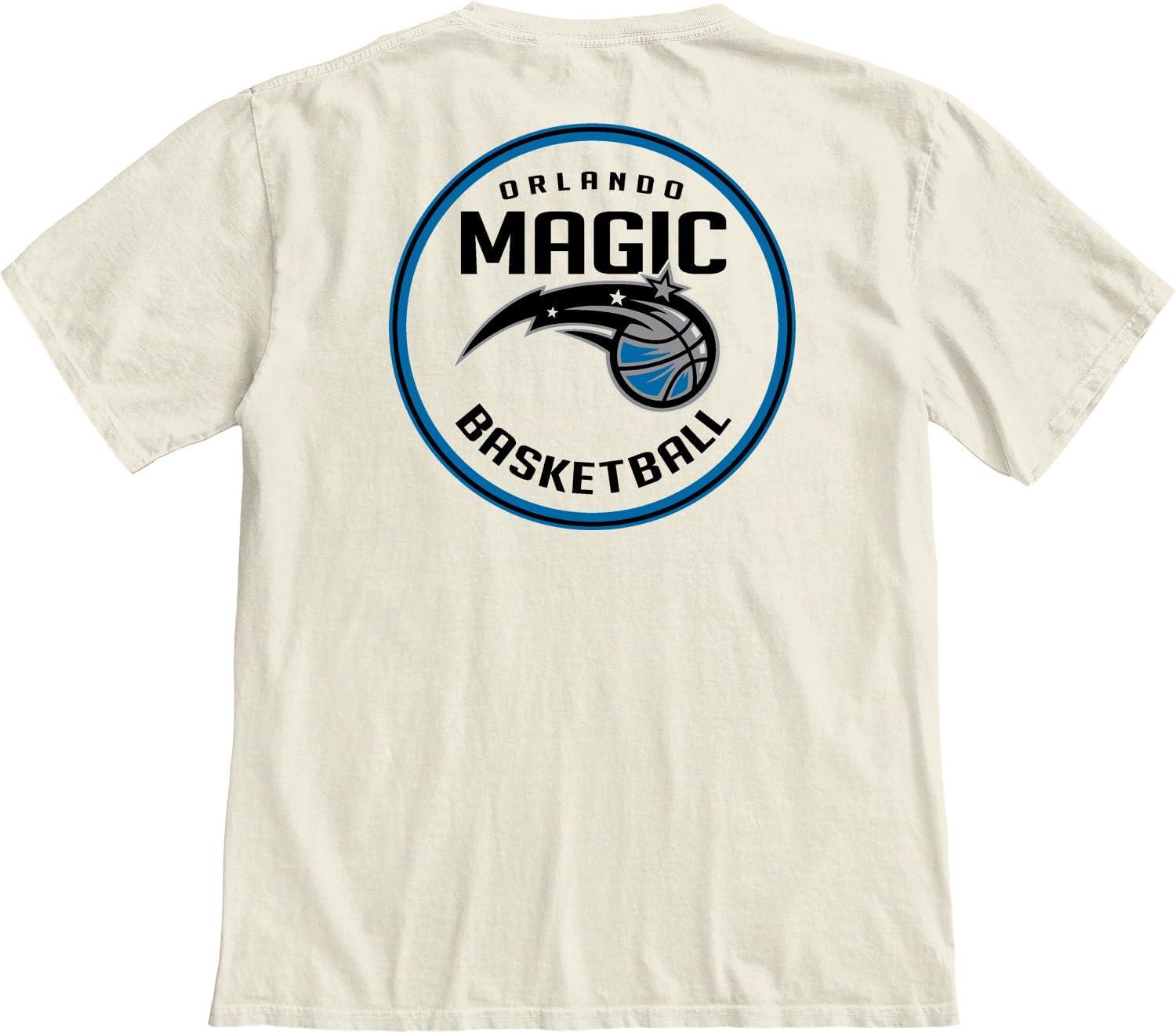 imageBlue 84 NBA UnisexAdult NBA Officially Licensed TShirt Ringspun FrontBack IvoryIvory