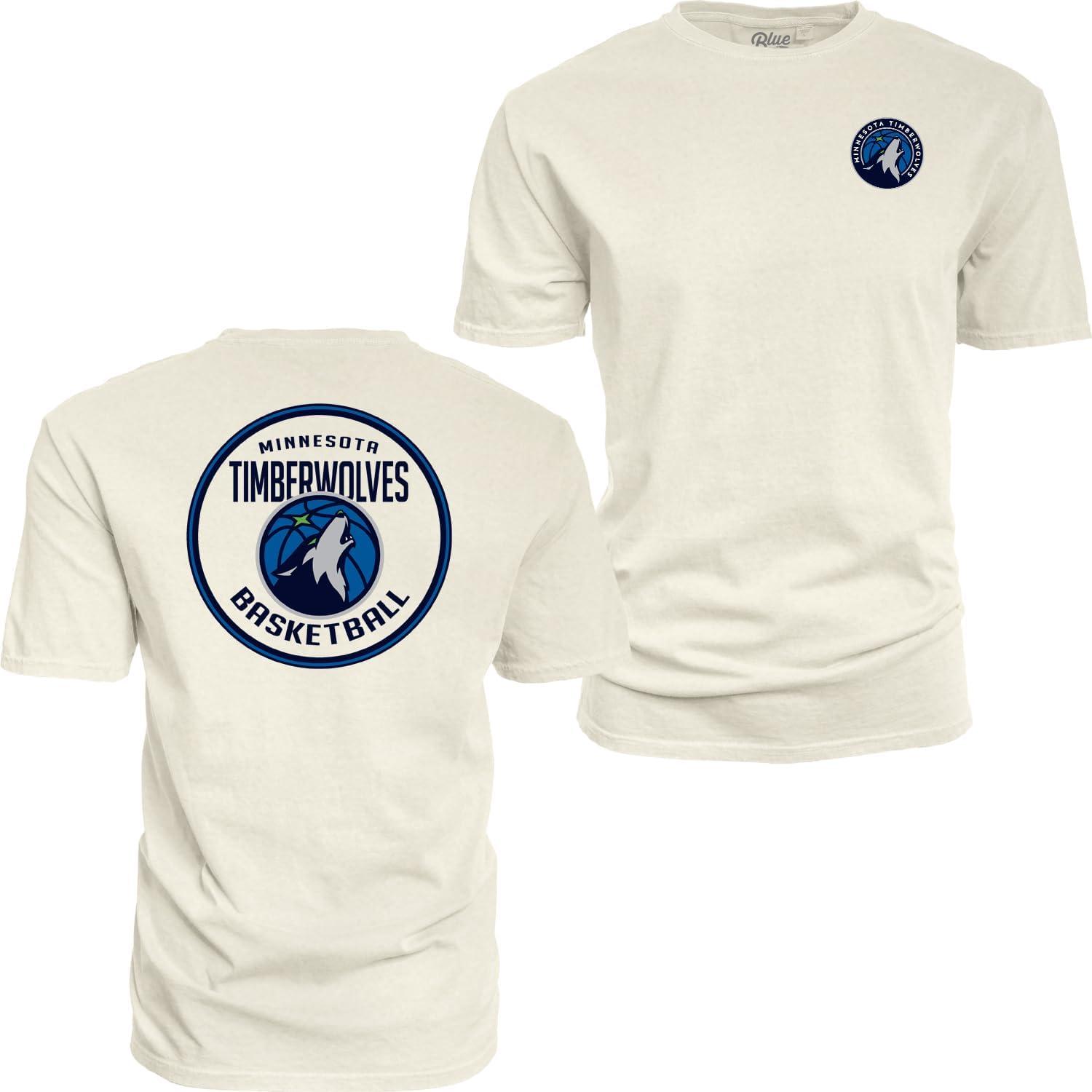 imageBlue 84 NBA UnisexAdult NBA Officially Licensed TShirt Ringspun FrontBack IvoryIvory