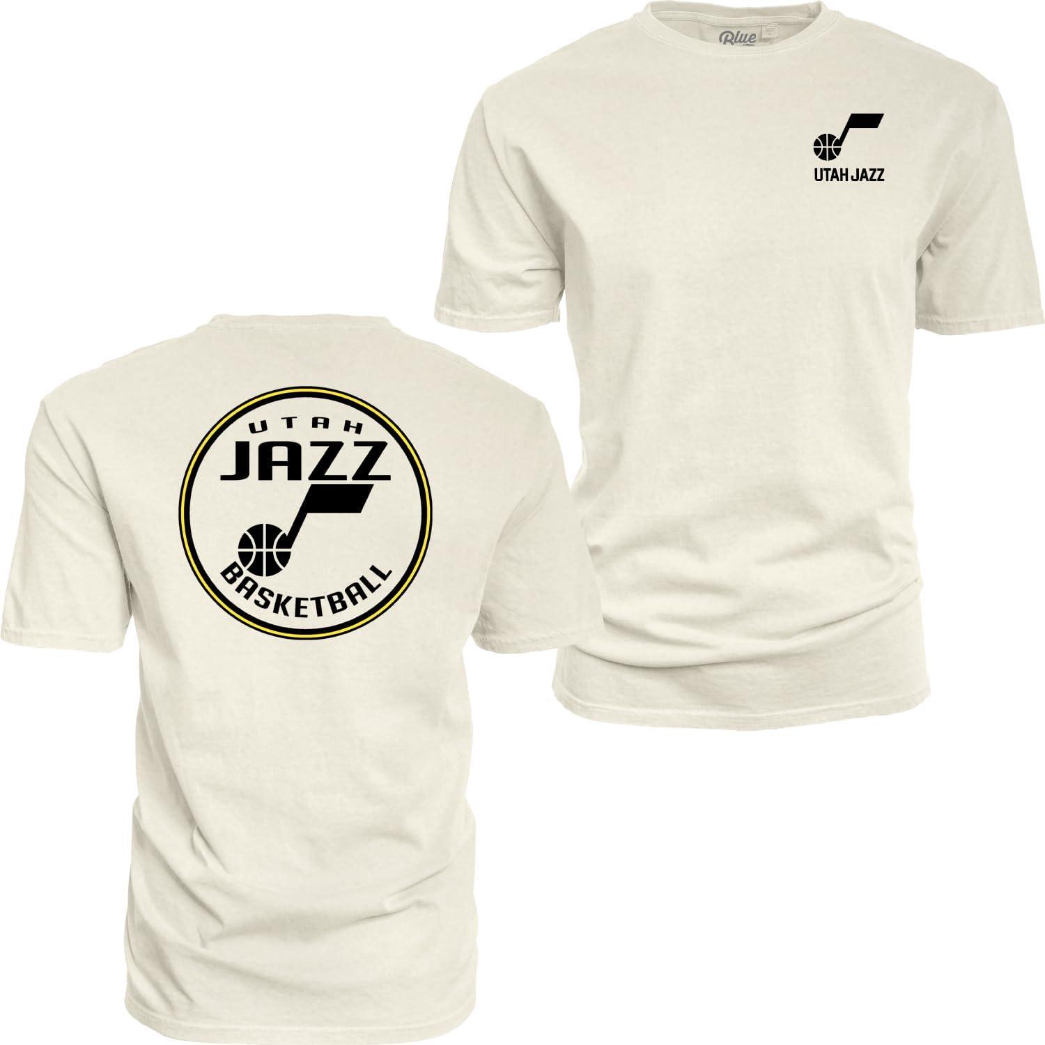 imageBlue 84 NBA UnisexAdult NBA Officially Licensed TShirt Ringspun FrontBack IvoryIvory