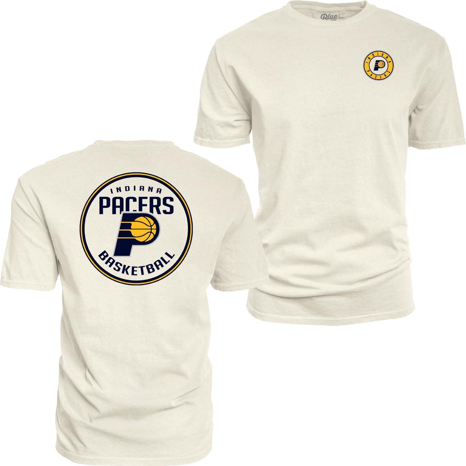 imageBlue 84 NBA UnisexAdult NBA Officially Licensed TShirt Ringspun FrontBack IvoryIvory