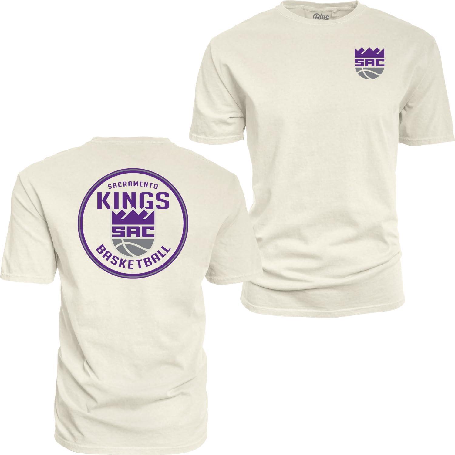 imageBlue 84 NBA UnisexAdult NBA Officially Licensed TShirt Ringspun FrontBack IvoryIvory