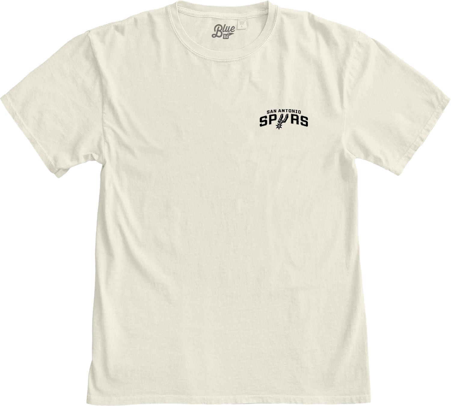imageBlue 84 NBA UnisexAdult NBA Officially Licensed TShirt Ringspun FrontBack IvoryIvory