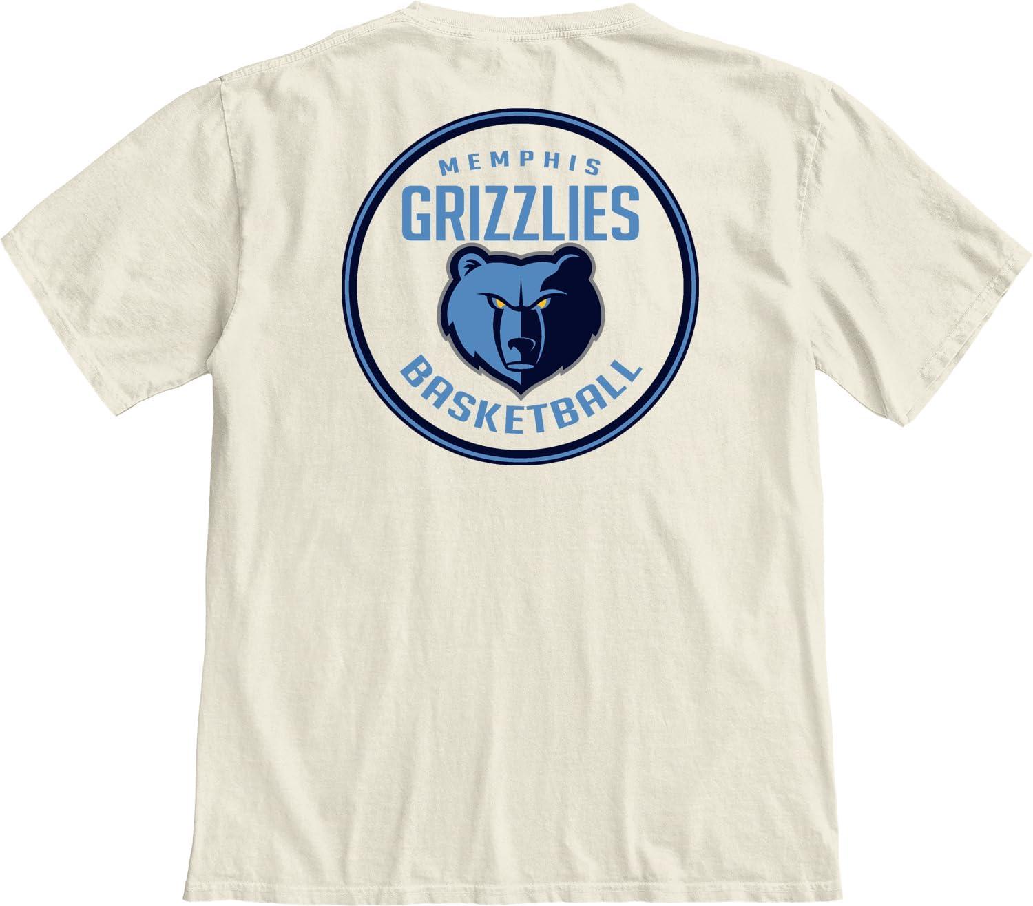 imageBlue 84 NBA UnisexAdult NBA Officially Licensed TShirt Ringspun FrontBack IvoryIvory