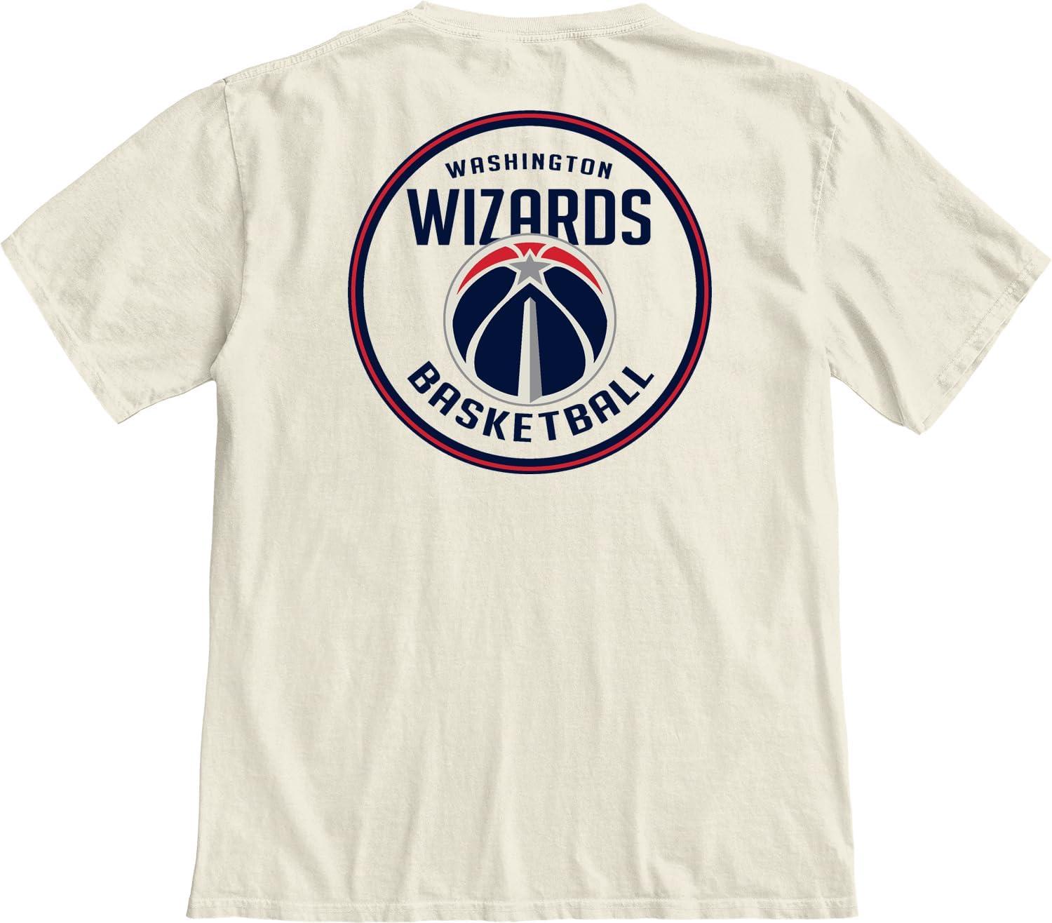 imageBlue 84 NBA UnisexAdult NBA Officially Licensed TShirt Ringspun FrontBack IvoryIvory