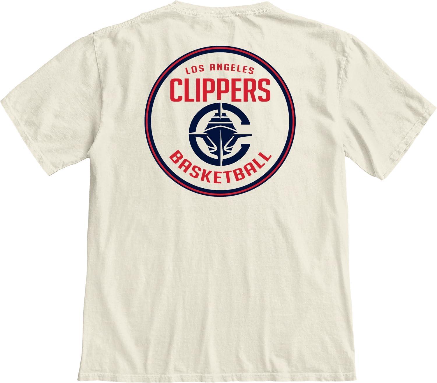 imageBlue 84 NBA UnisexAdult NBA Officially Licensed TShirt Ringspun FrontBack IvoryIvory