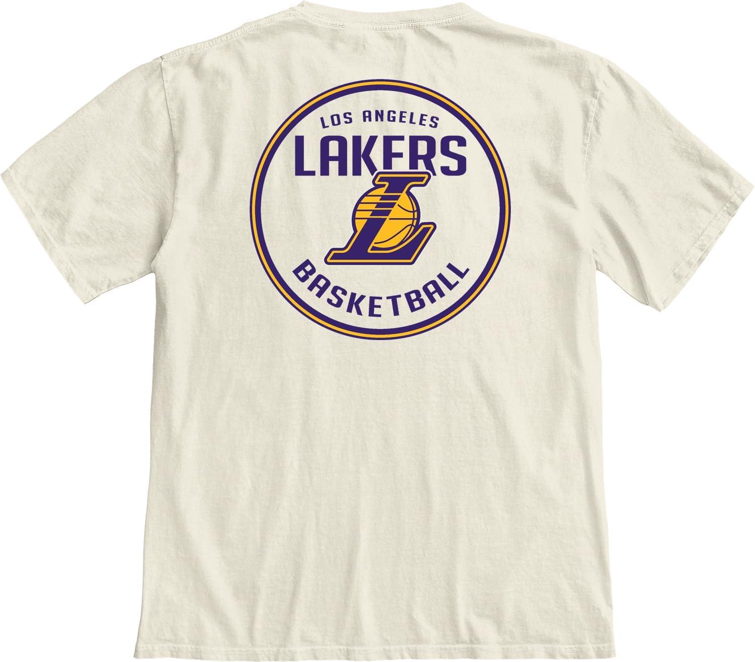 imageBlue 84 NBA UnisexAdult NBA Officially Licensed TShirt Ringspun FrontBack IvoryIvory