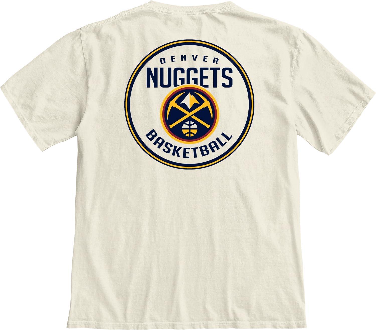 imageBlue 84 NBA UnisexAdult NBA Officially Licensed TShirt Ringspun FrontBack IvoryIvory