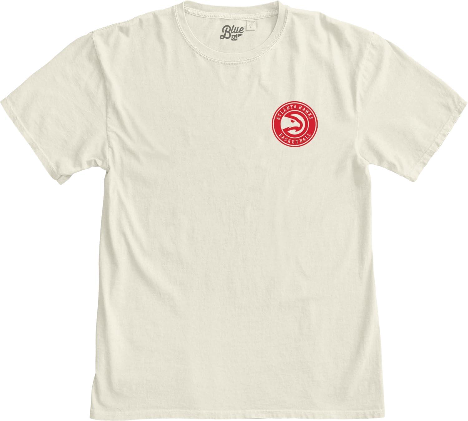 imageBlue 84 NBA UnisexAdult NBA Officially Licensed TShirt Ringspun FrontBack IvoryIvory