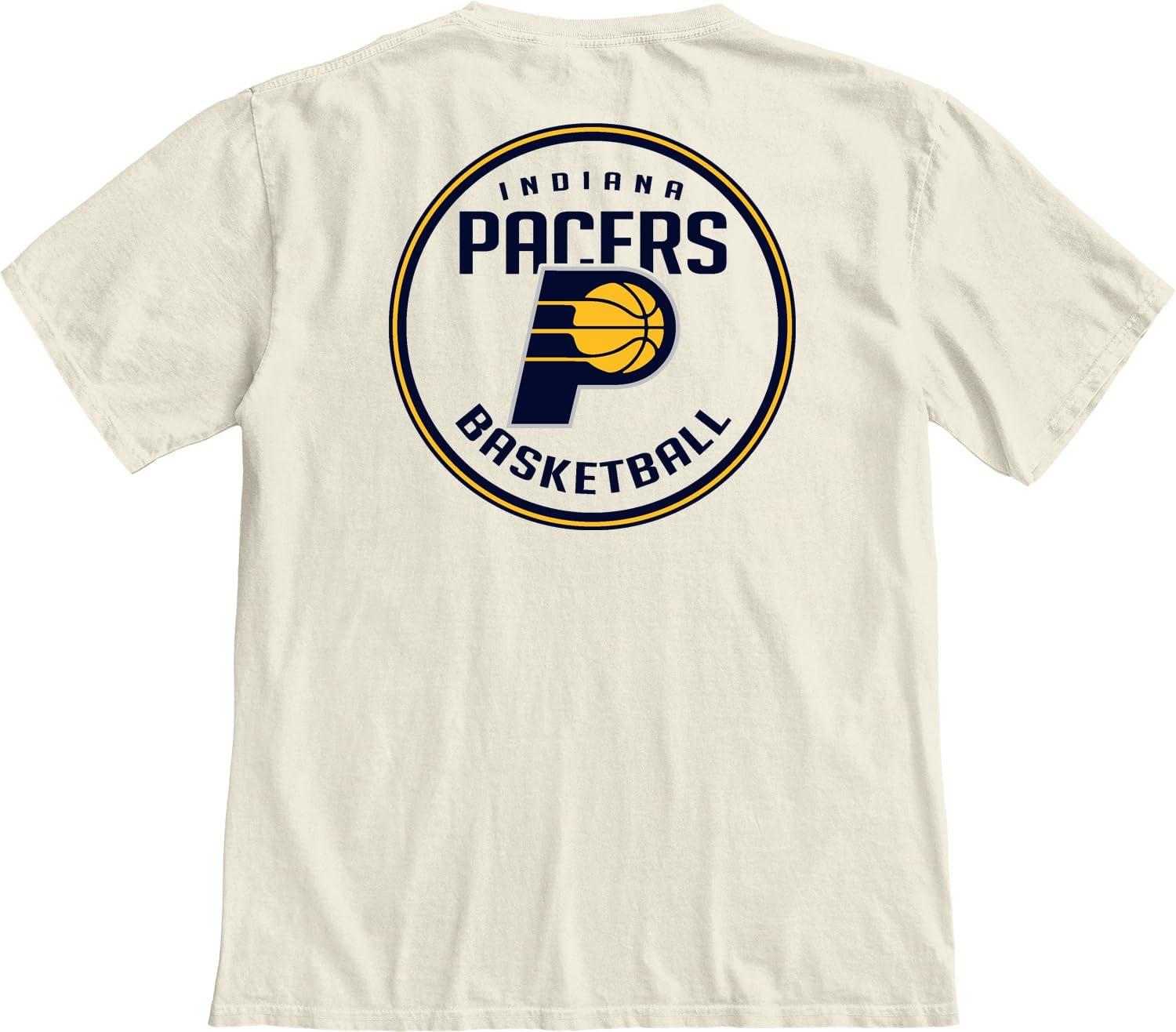 imageBlue 84 NBA UnisexAdult NBA Officially Licensed TShirt Ringspun FrontBack IvoryIvory