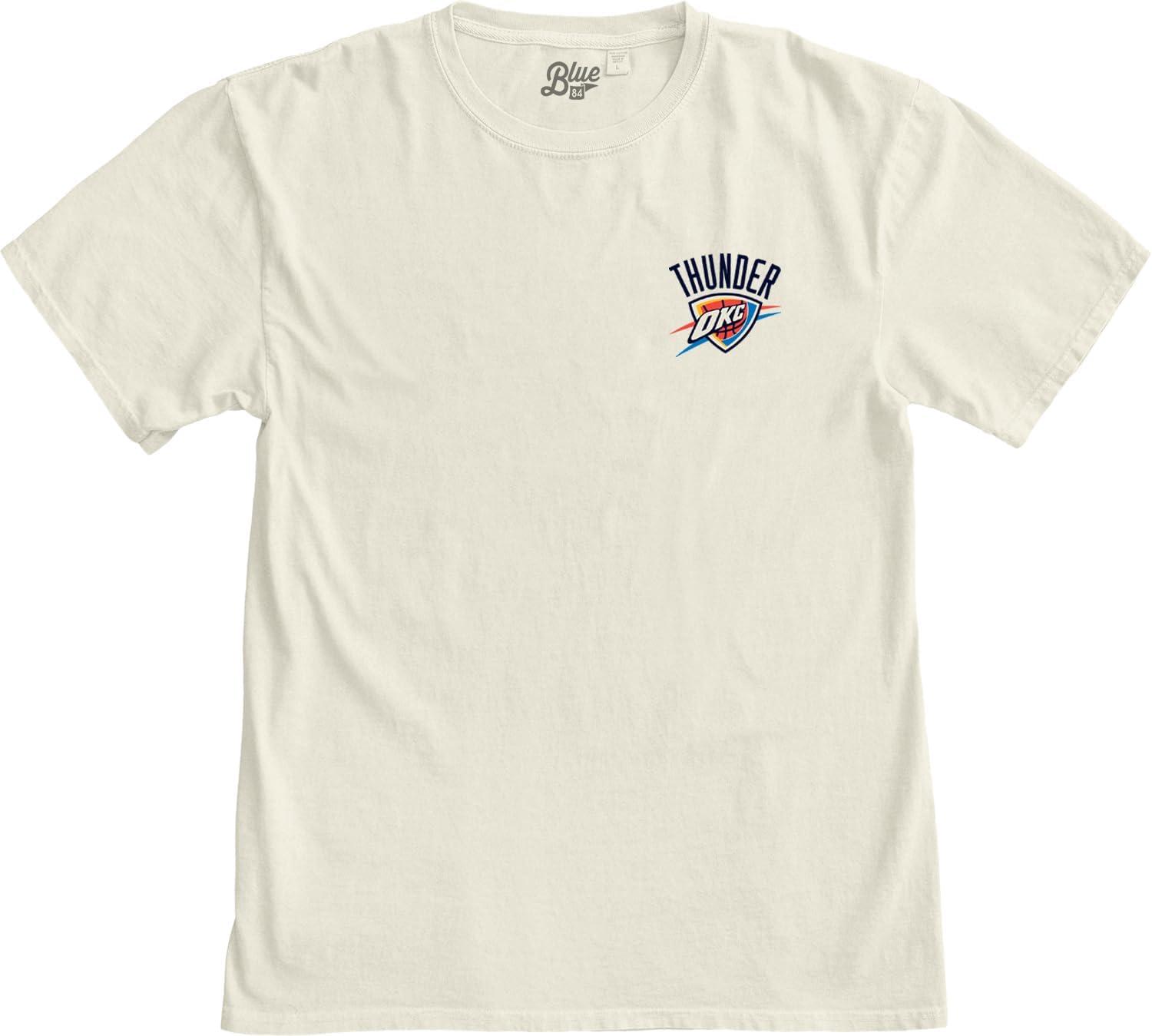 imageBlue 84 NBA UnisexAdult NBA Officially Licensed TShirt Ringspun FrontBack IvoryIvory