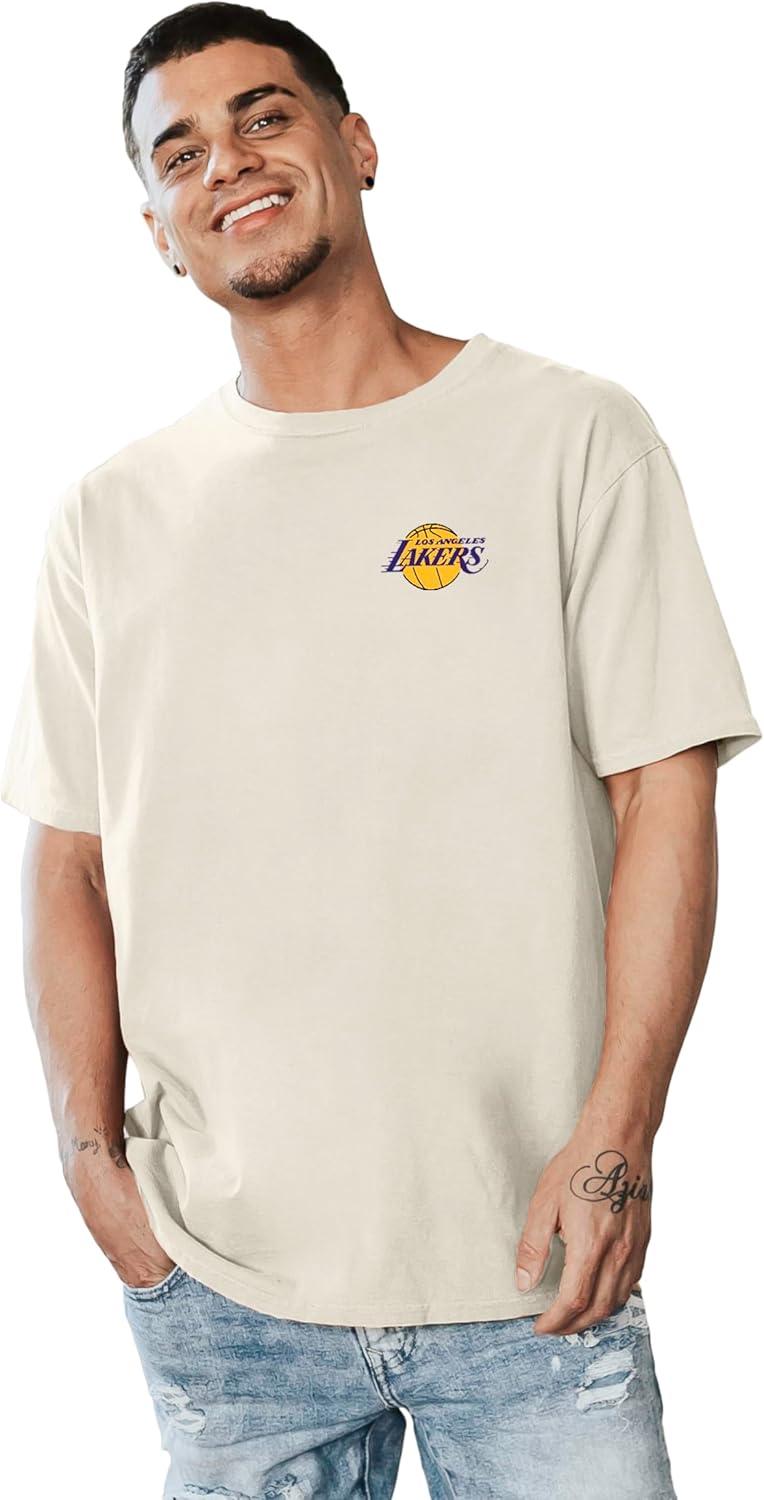 imageBlue 84 NBA UnisexAdult NBA Officially Licensed TShirt Ringspun FrontBack IvoryIvory