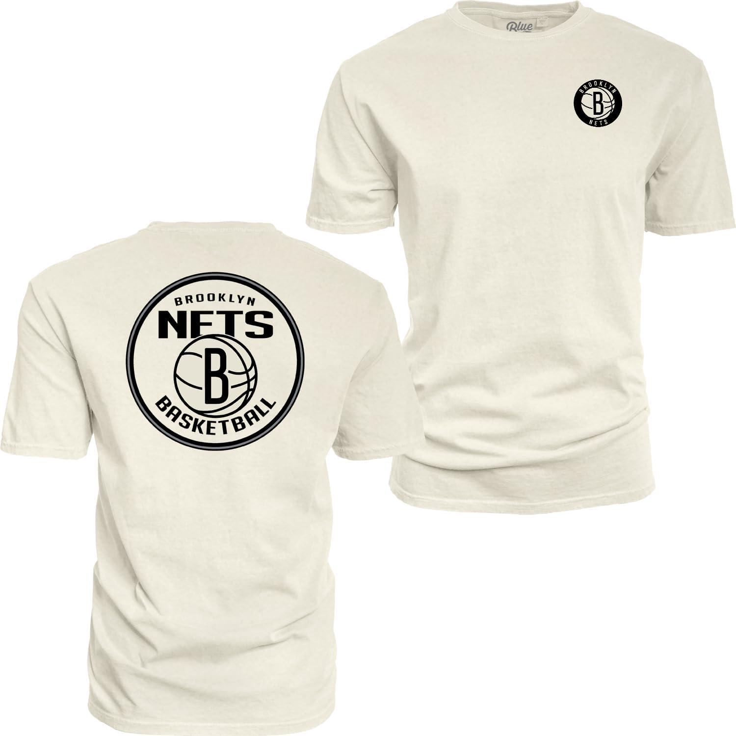 imageBlue 84 NBA UnisexAdult NBA Officially Licensed TShirt Ringspun FrontBack IvoryIvory