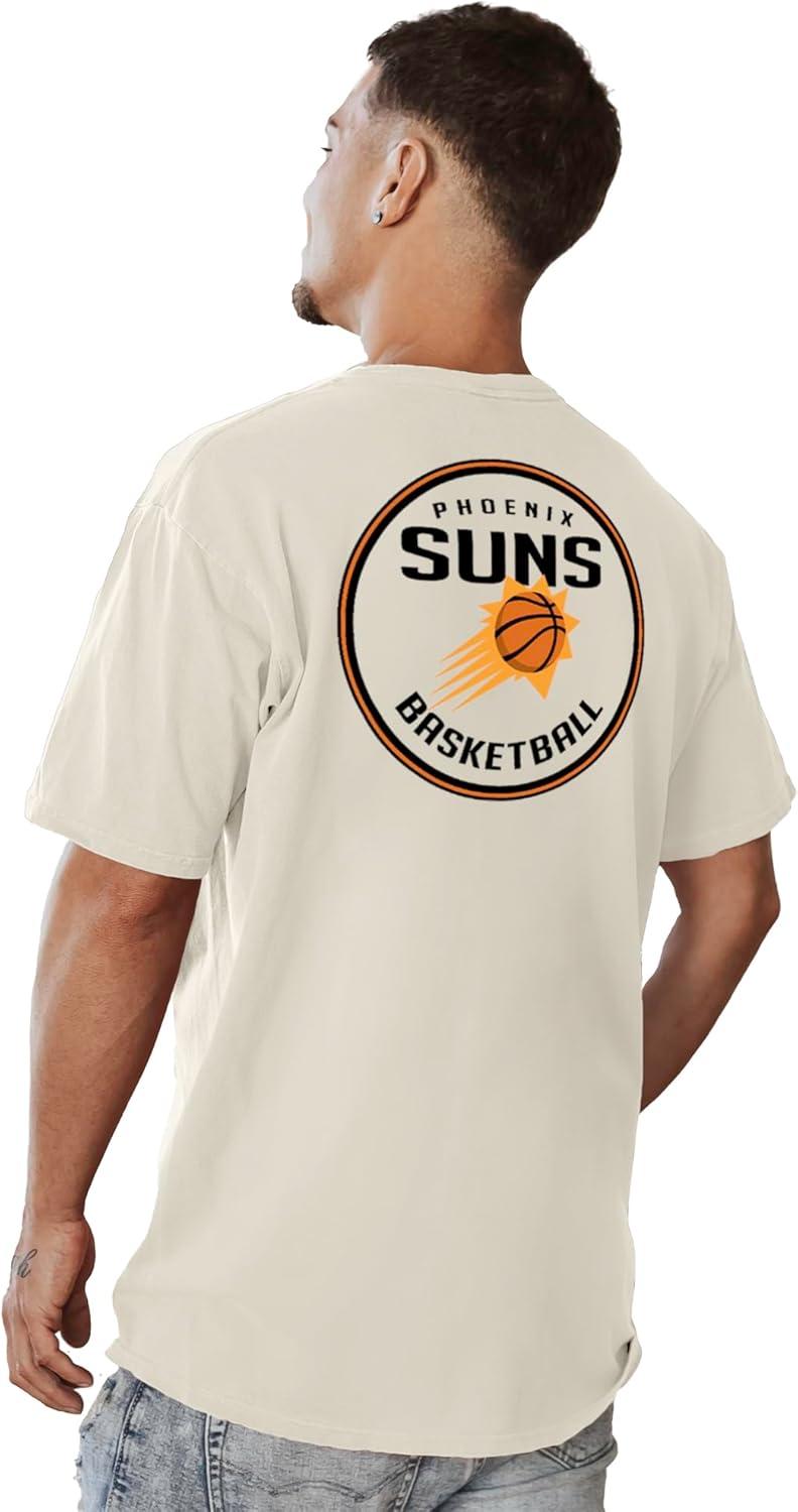 imageBlue 84 NBA UnisexAdult NBA Officially Licensed TShirt Ringspun FrontBack IvoryIvory
