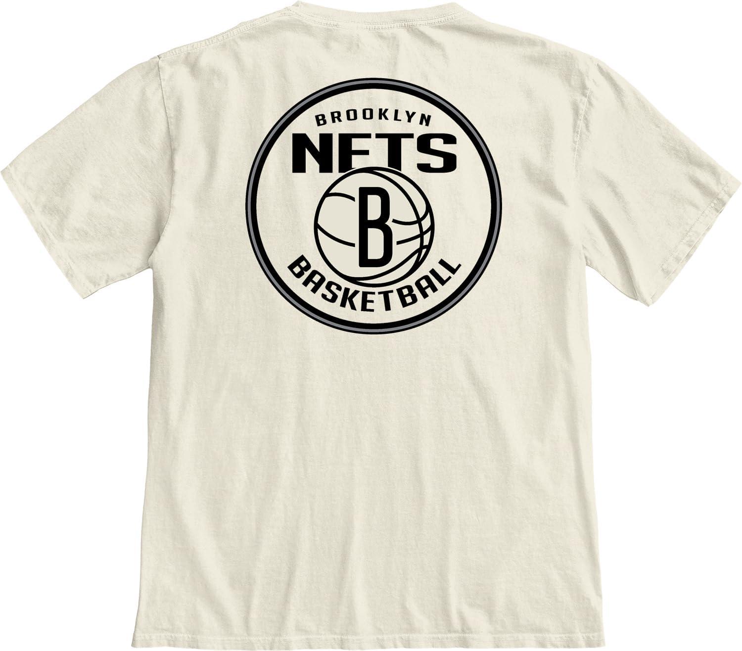 imageBlue 84 NBA UnisexAdult NBA Officially Licensed TShirt Ringspun FrontBack IvoryIvory