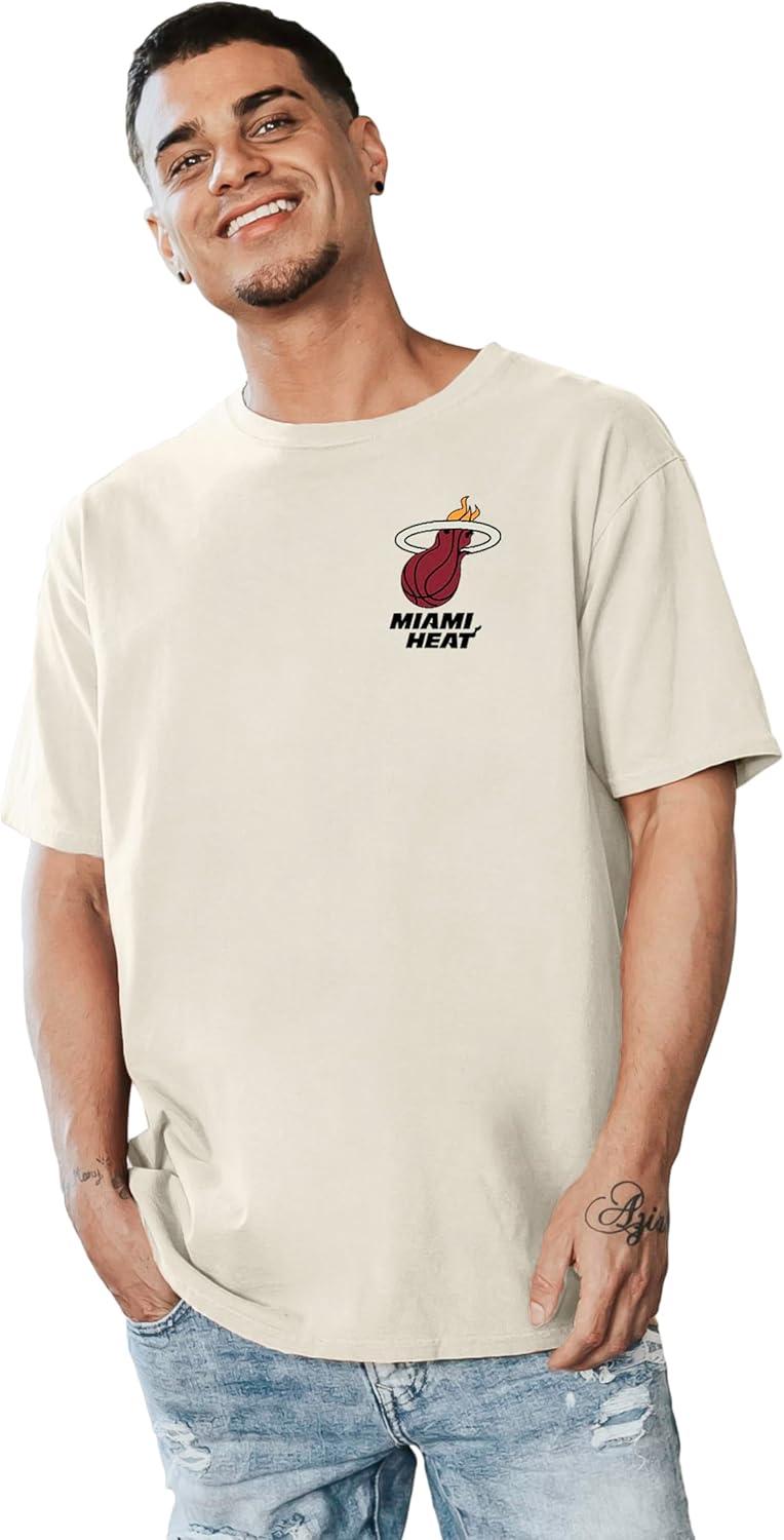 imageBlue 84 NBA UnisexAdult NBA Officially Licensed TShirt Ringspun FrontBack IvoryIvory