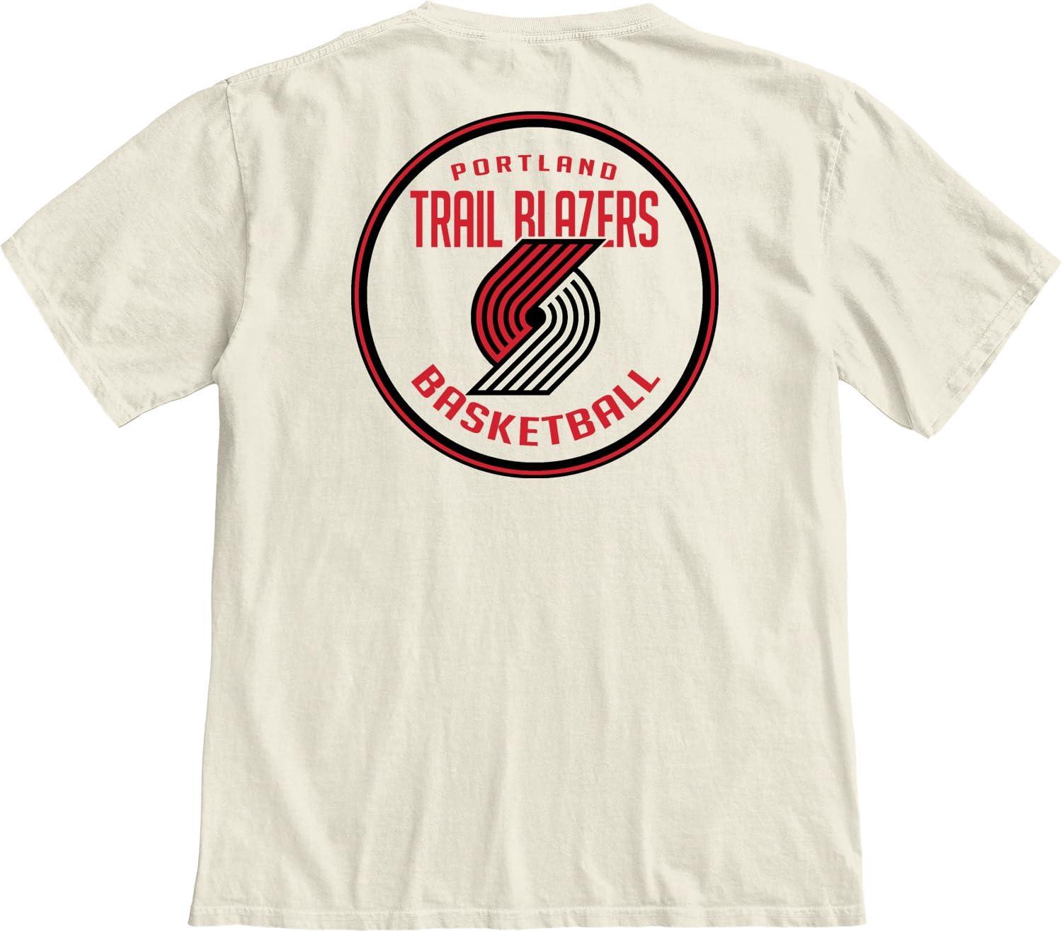 imageBlue 84 NBA UnisexAdult NBA Officially Licensed TShirt Ringspun FrontBack IvoryIvory