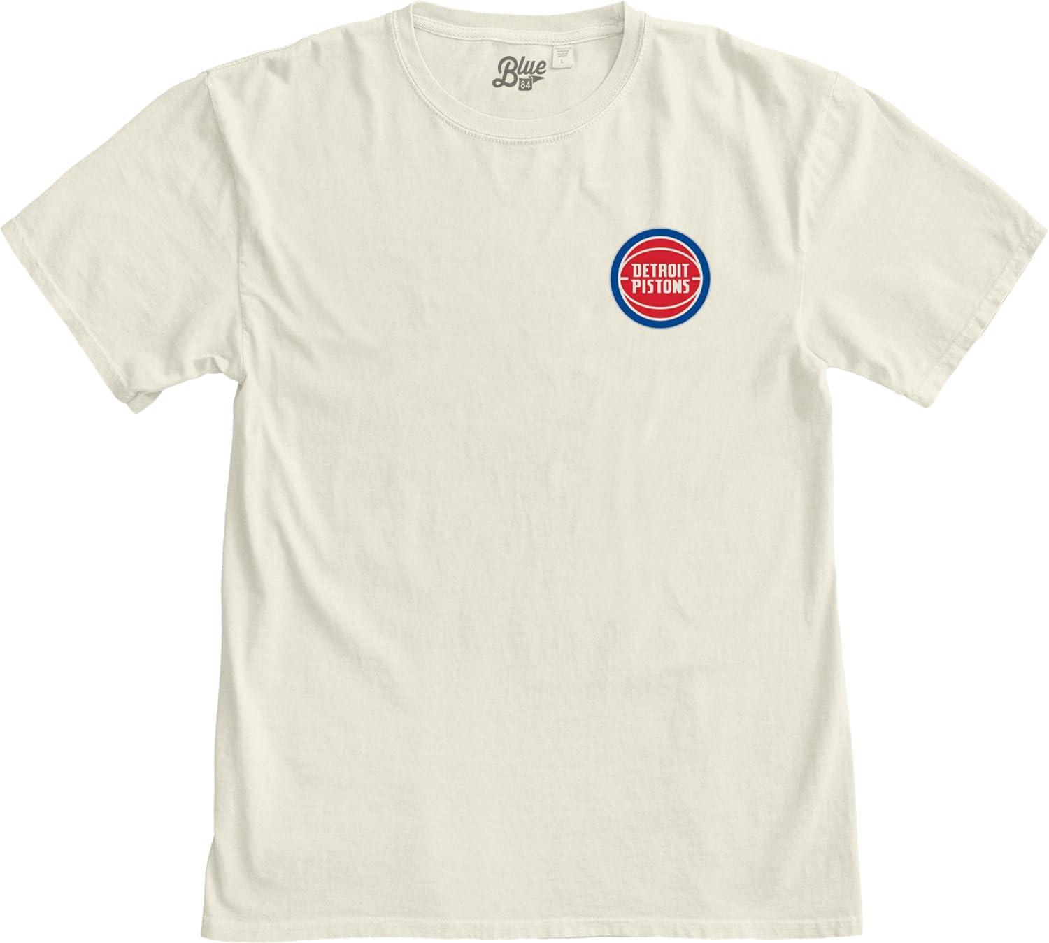 imageBlue 84 NBA UnisexAdult NBA Officially Licensed TShirt Ringspun FrontBack IvoryIvory