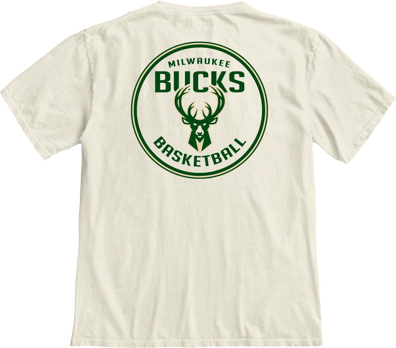 imageBlue 84 NBA UnisexAdult NBA Officially Licensed TShirt Ringspun FrontBack IvoryIvory