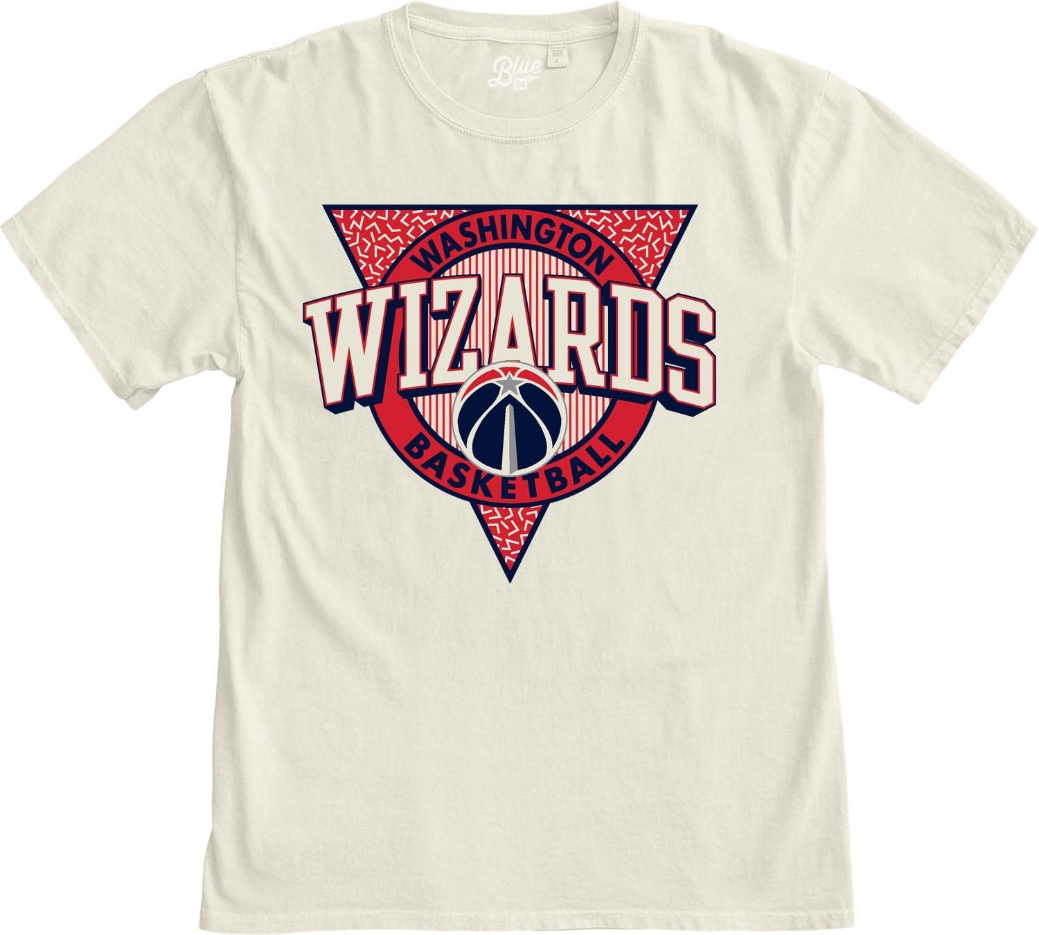 imageBlue 84 NBA UnisexAdult NBA Officially Licensed TShirt Ringspun Triblock IvoryIvory