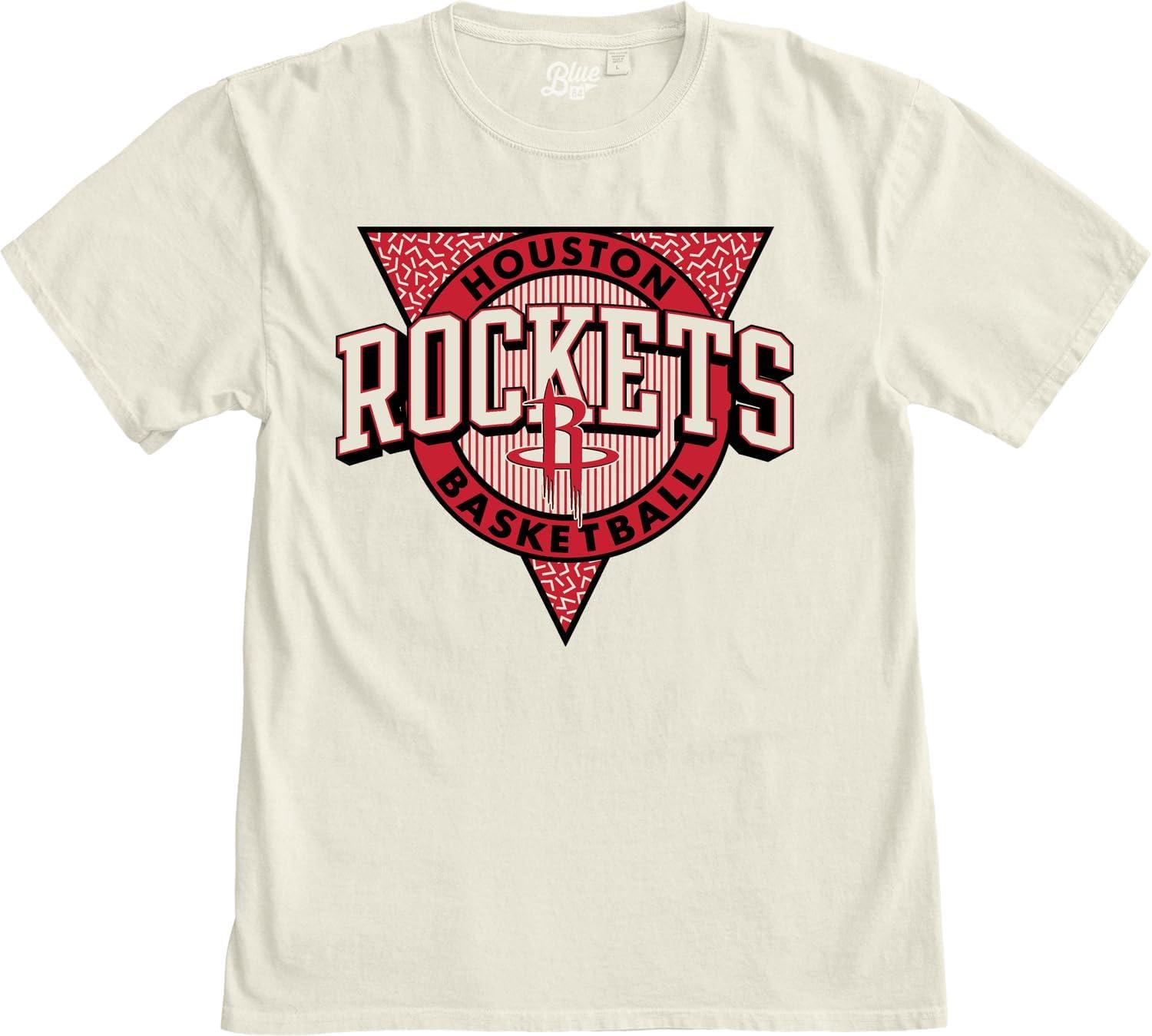 imageBlue 84 NBA UnisexAdult NBA Officially Licensed TShirt Ringspun Triblock IvoryIvory