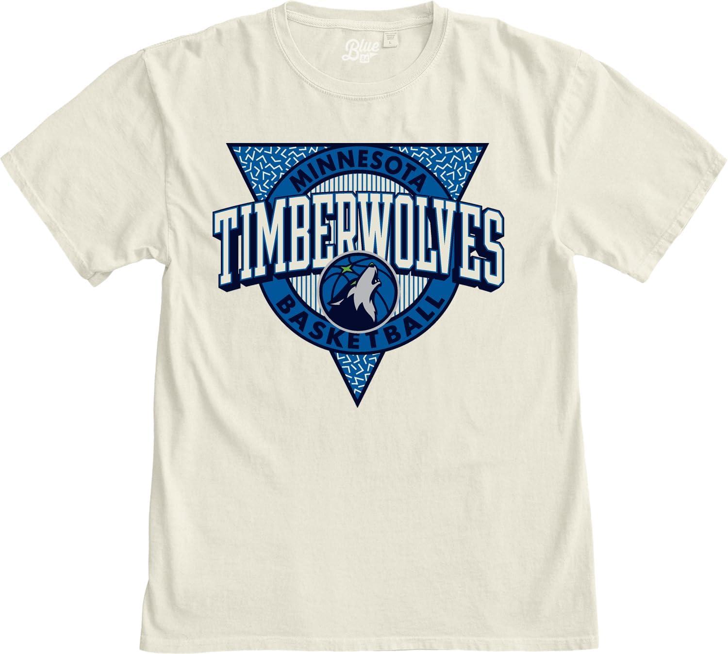 imageBlue 84 NBA UnisexAdult NBA Officially Licensed TShirt Ringspun Triblock IvoryIvory