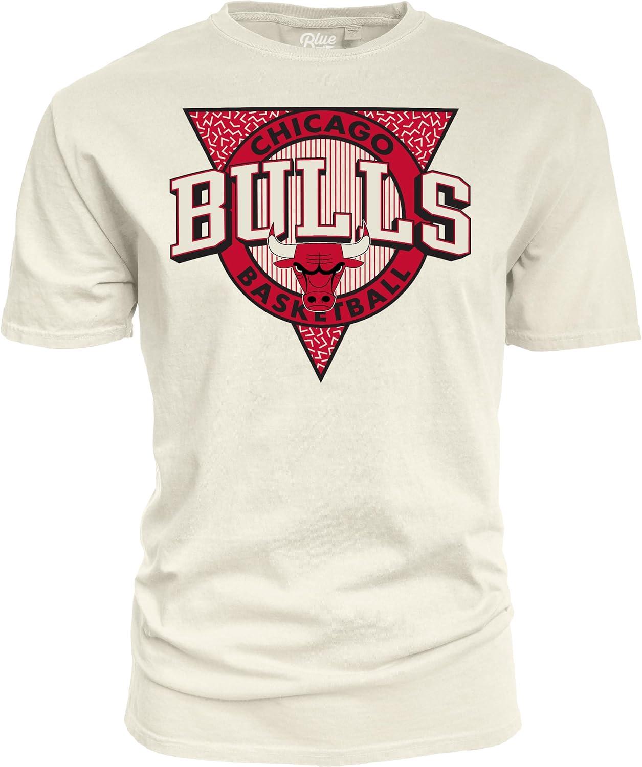 imageBlue 84 NBA UnisexAdult NBA Officially Licensed TShirt Ringspun Triblock IvoryIvory