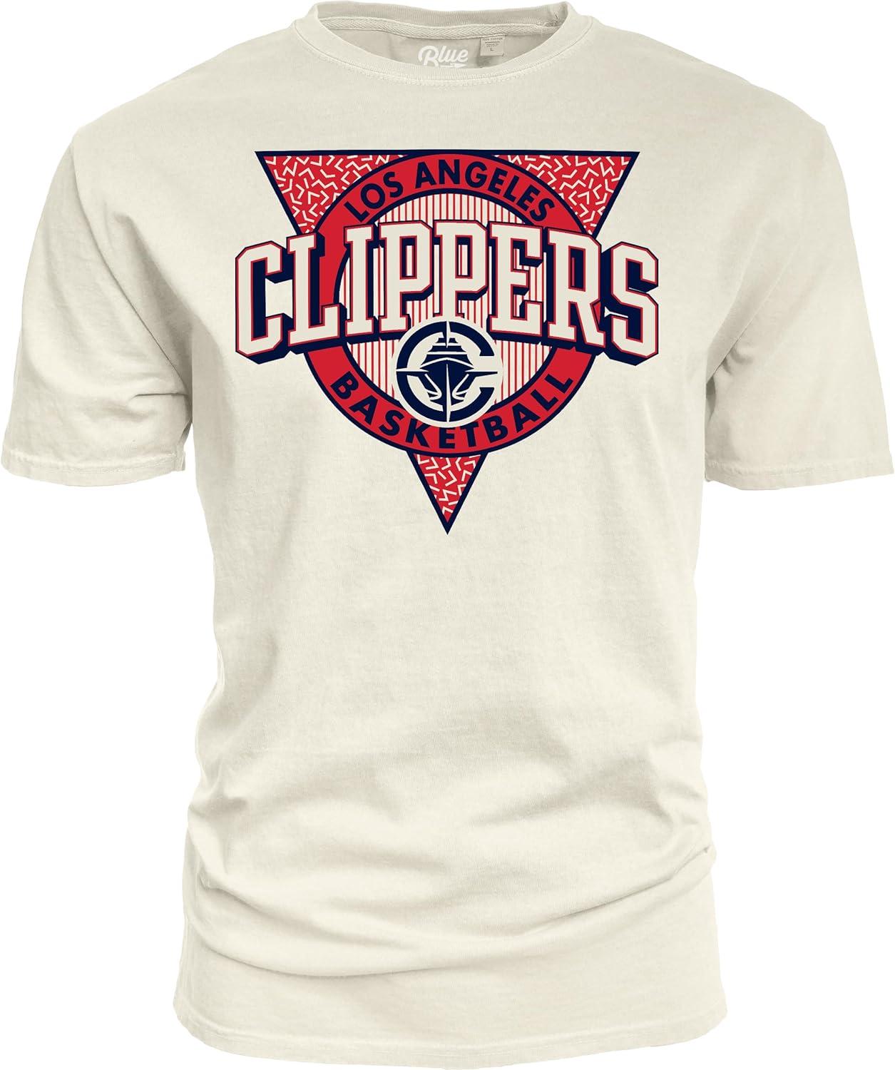 imageBlue 84 NBA UnisexAdult NBA Officially Licensed TShirt Ringspun Triblock IvoryIvory