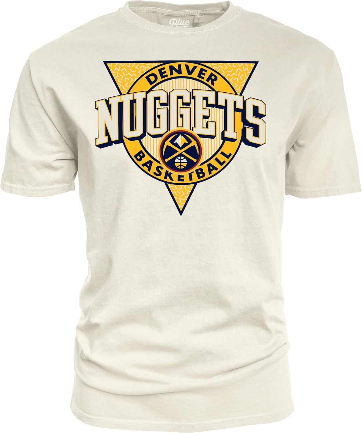 imageBlue 84 NBA UnisexAdult NBA Officially Licensed TShirt Ringspun Triblock IvoryIvory