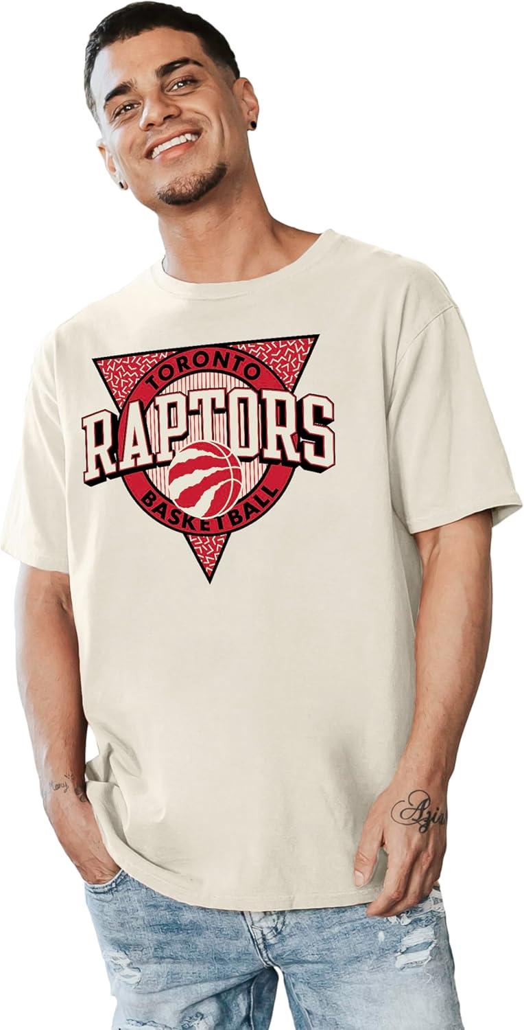 imageBlue 84 NBA UnisexAdult NBA Officially Licensed TShirt Ringspun Triblock IvoryIvory