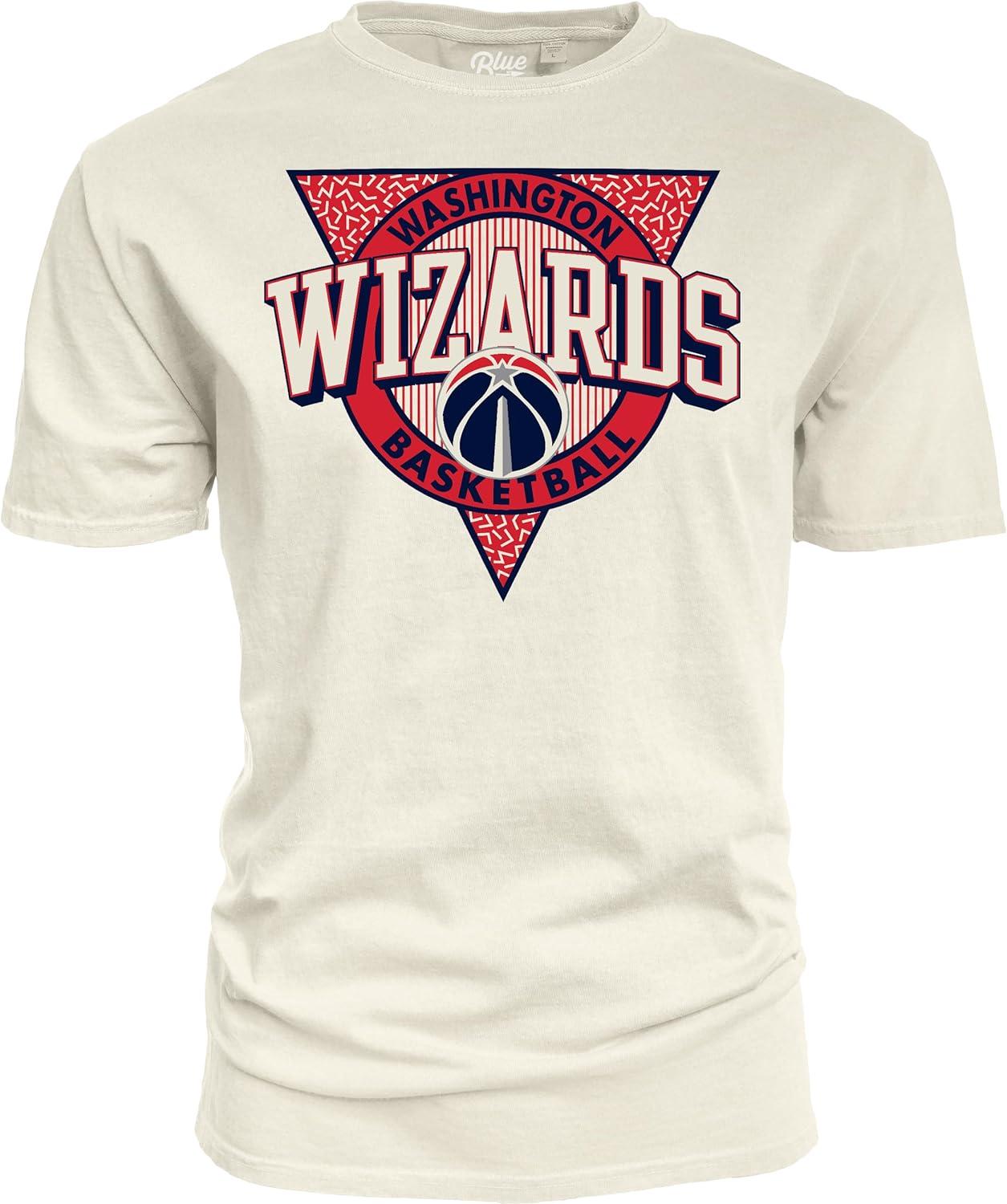 imageBlue 84 NBA UnisexAdult NBA Officially Licensed TShirt Ringspun Triblock IvoryIvory