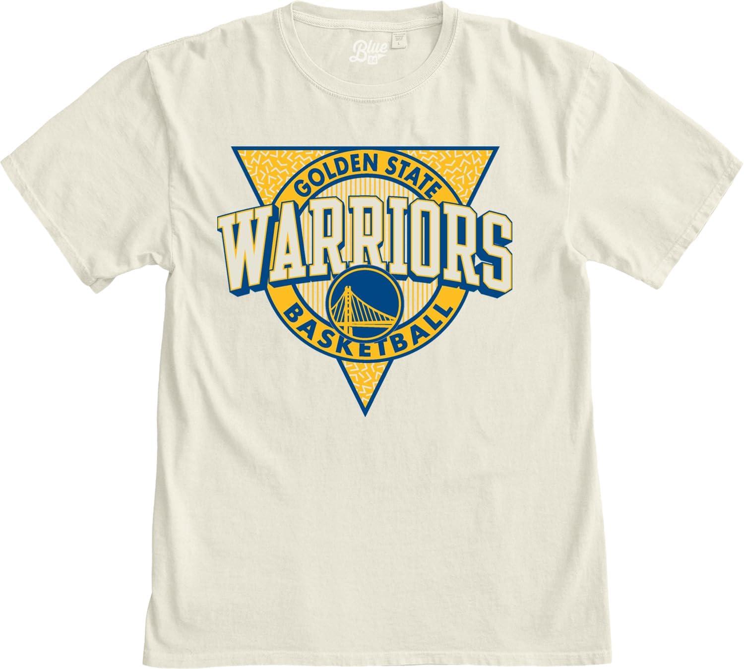 imageBlue 84 NBA UnisexAdult NBA Officially Licensed TShirt Ringspun Triblock IvoryIvory