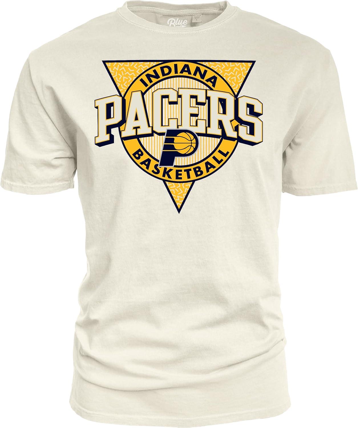 imageBlue 84 NBA UnisexAdult NBA Officially Licensed TShirt Ringspun Triblock IvoryIvory