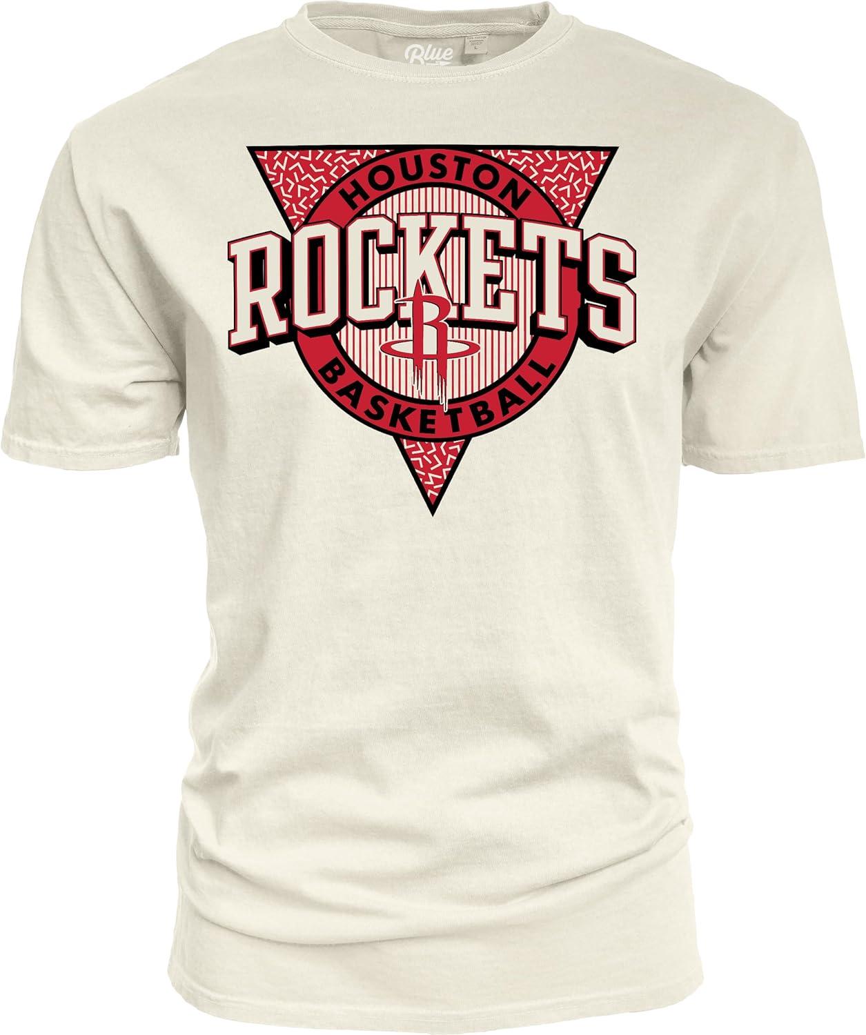 imageBlue 84 NBA UnisexAdult NBA Officially Licensed TShirt Ringspun Triblock IvoryIvory