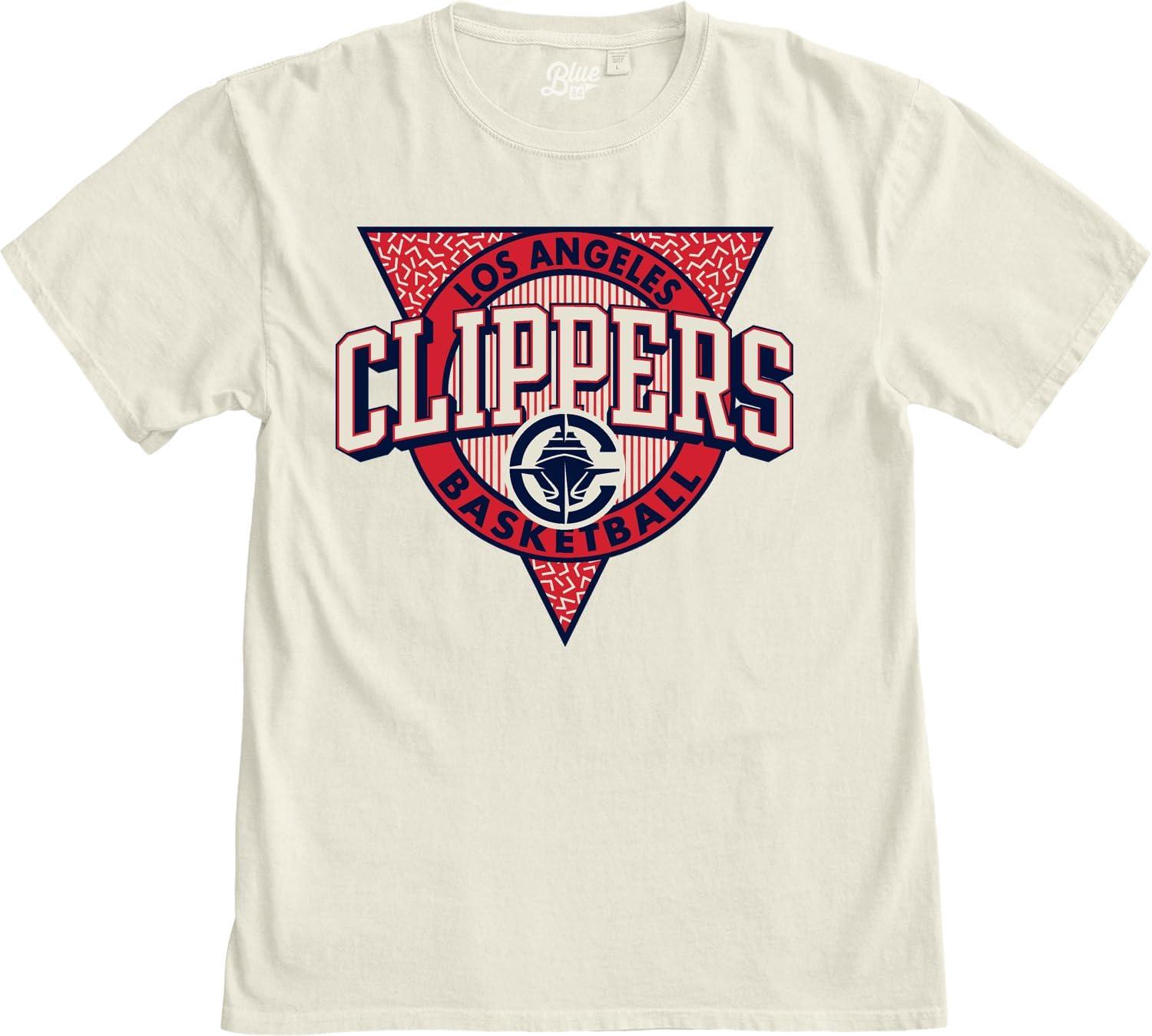 imageBlue 84 NBA UnisexAdult NBA Officially Licensed TShirt Ringspun Triblock IvoryIvory