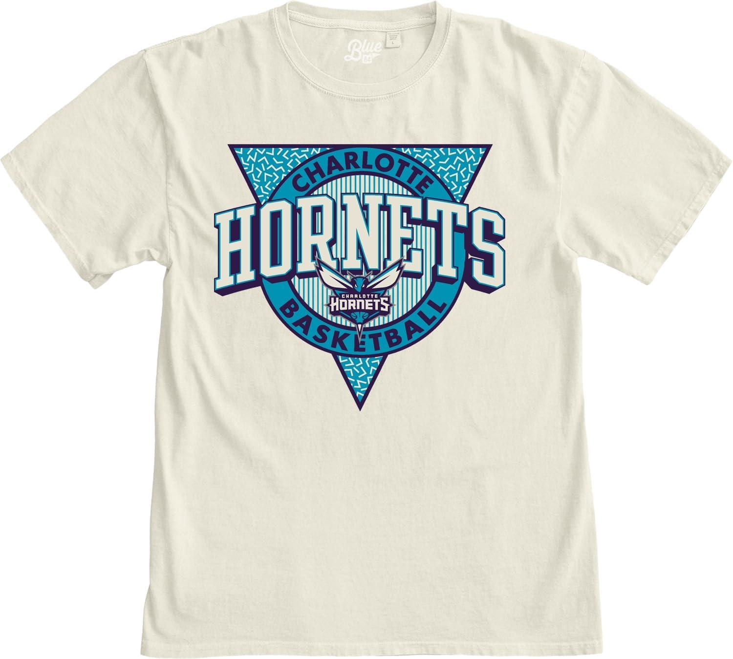 imageBlue 84 NBA UnisexAdult NBA Officially Licensed TShirt Ringspun Triblock IvoryIvory