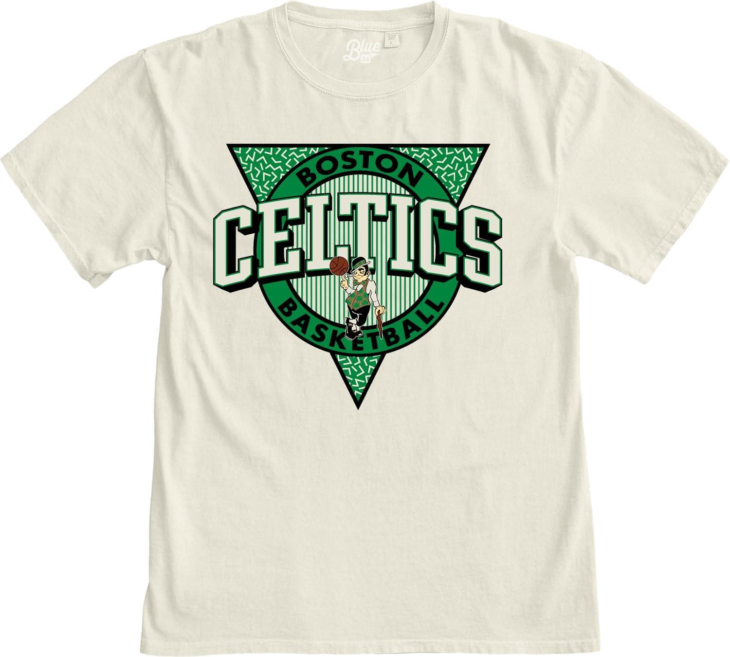 imageBlue 84 NBA UnisexAdult NBA Officially Licensed TShirt Ringspun Triblock IvoryIvory