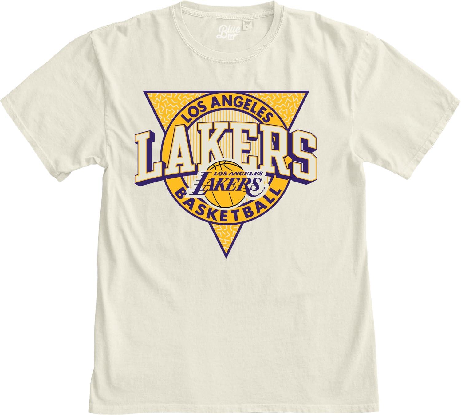 imageBlue 84 NBA UnisexAdult NBA Officially Licensed TShirt Ringspun Triblock IvoryIvory