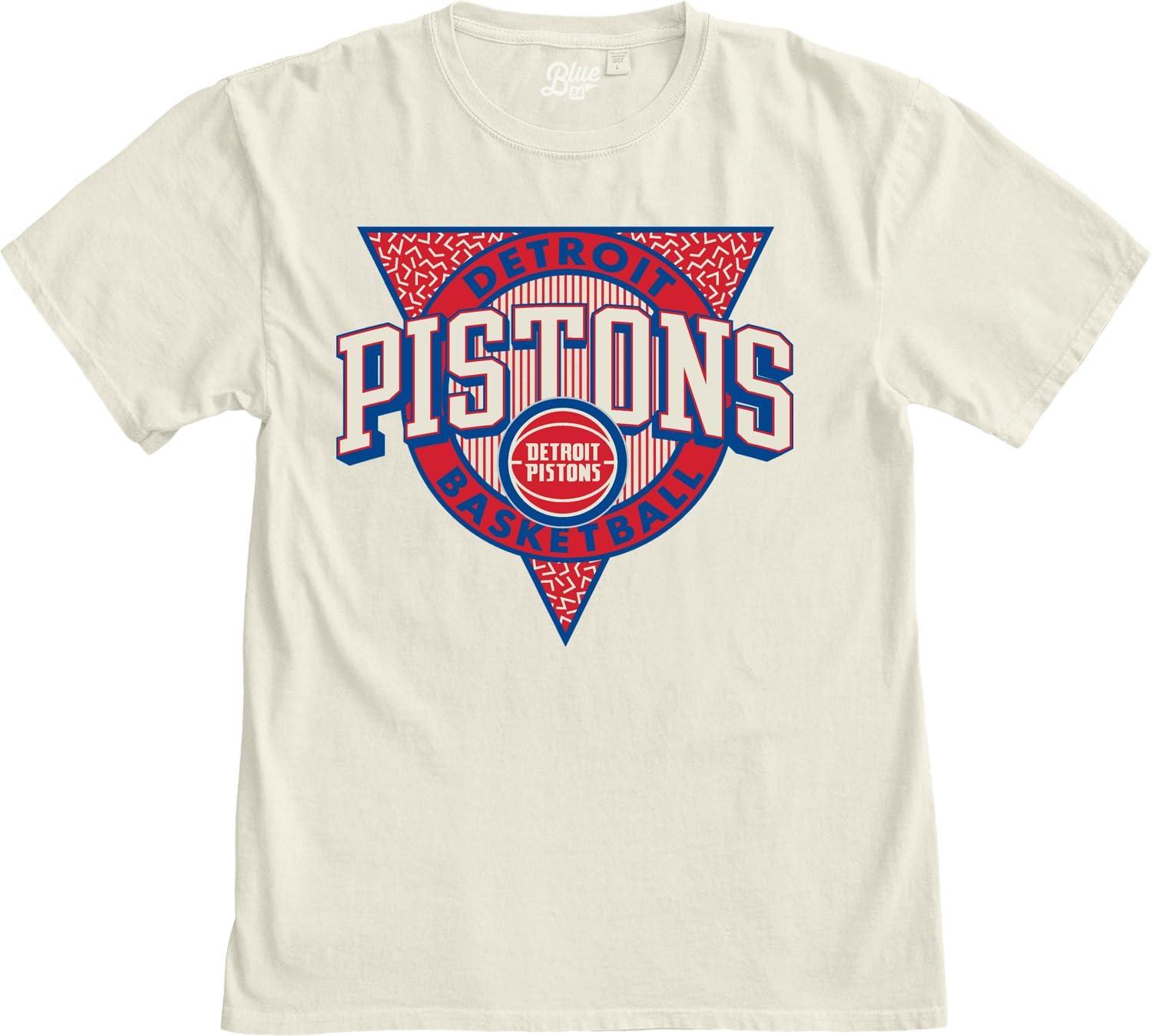 imageBlue 84 NBA UnisexAdult NBA Officially Licensed TShirt Ringspun Triblock IvoryIvory