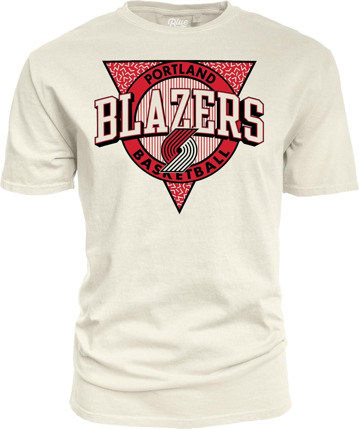 imageBlue 84 NBA UnisexAdult NBA Officially Licensed TShirt Ringspun Triblock IvoryIvory