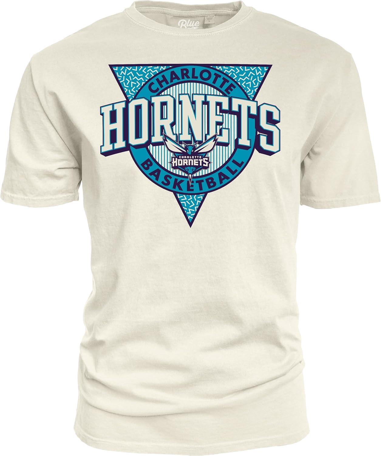 imageBlue 84 NBA UnisexAdult NBA Officially Licensed TShirt Ringspun Triblock IvoryIvory