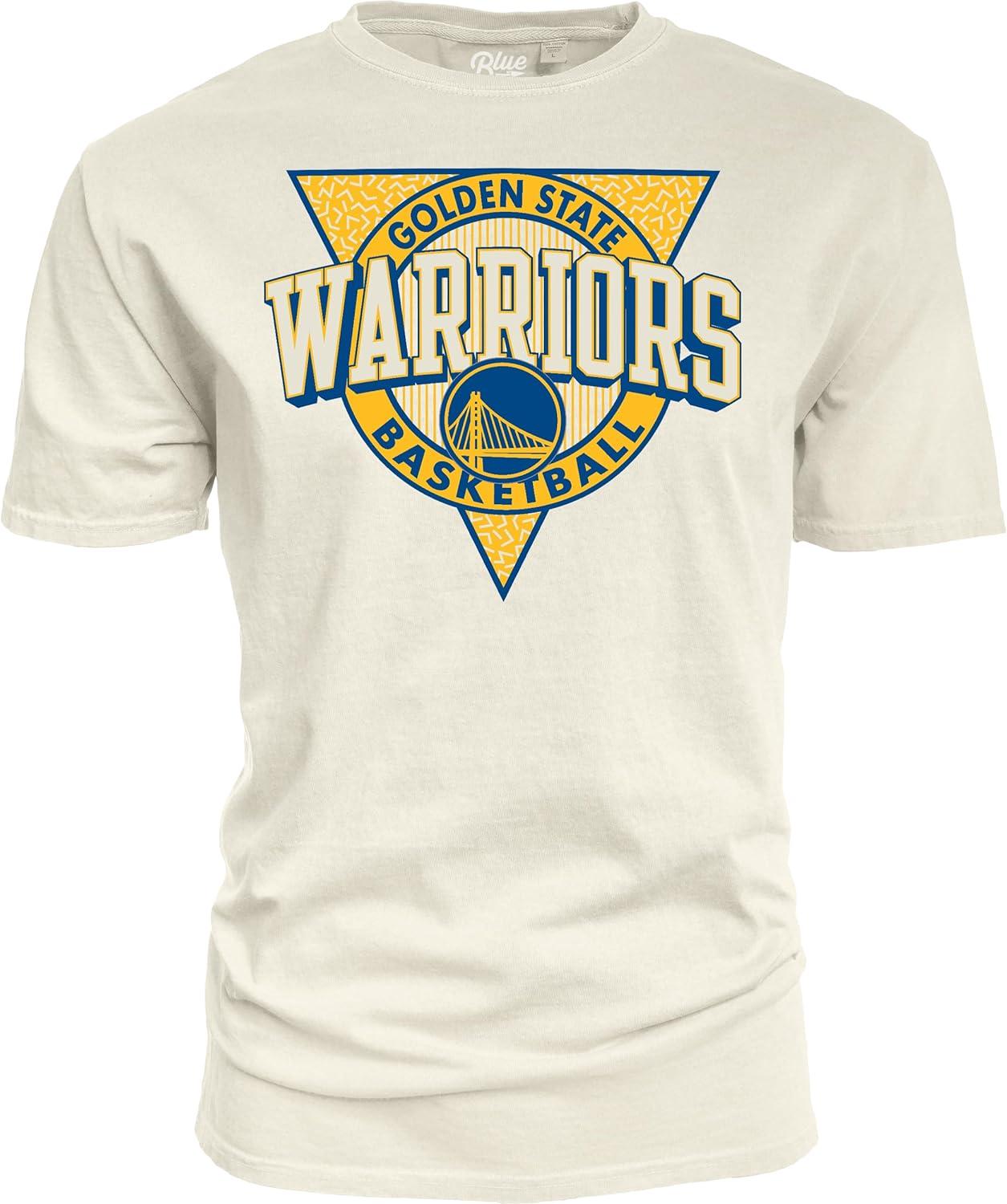 imageBlue 84 NBA UnisexAdult NBA Officially Licensed TShirt Ringspun Triblock IvoryIvory